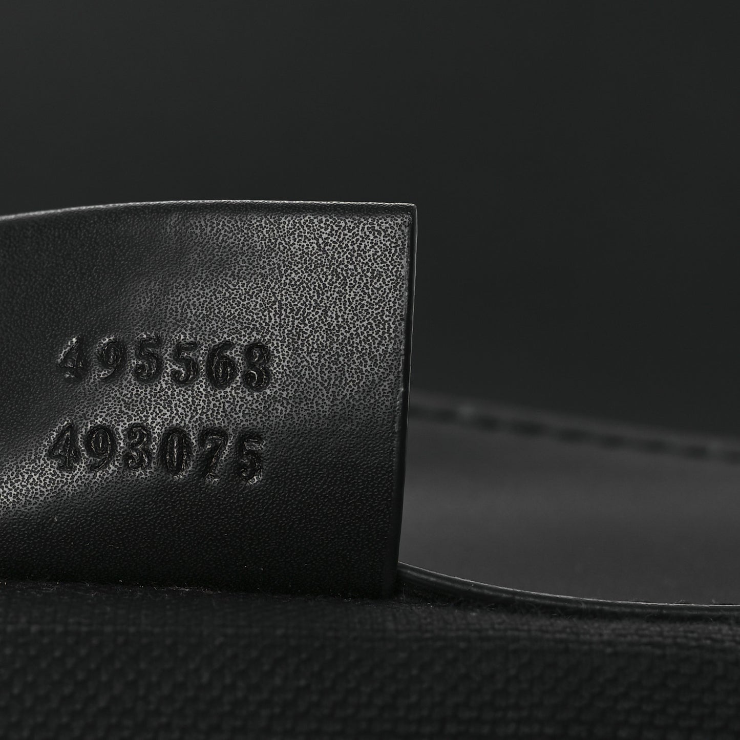 Soft GG Supreme Monogram Calfskin Web Double Buckle Backpack Black