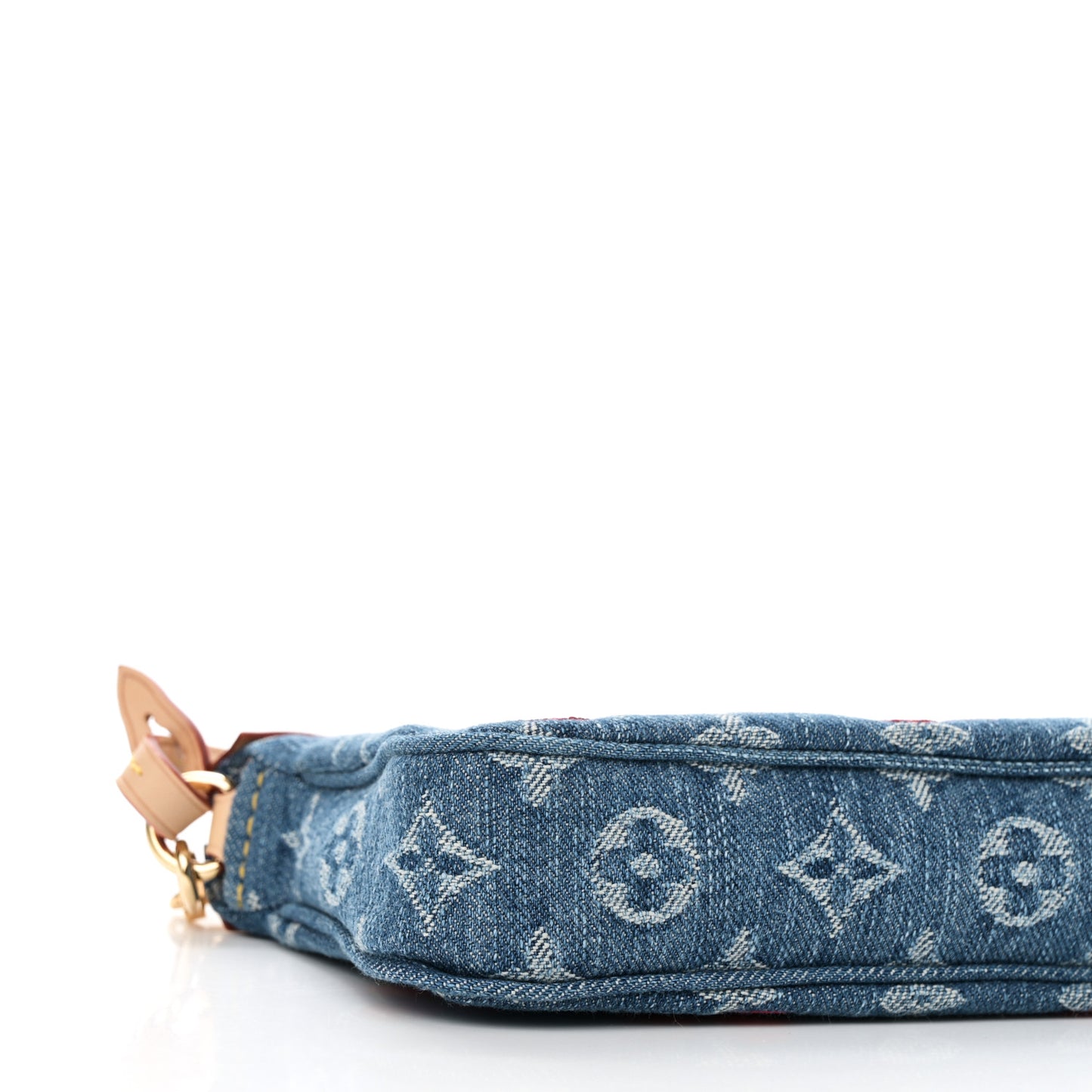 LV X TM Monogram Denim Cerises Pochette Accessories Blue