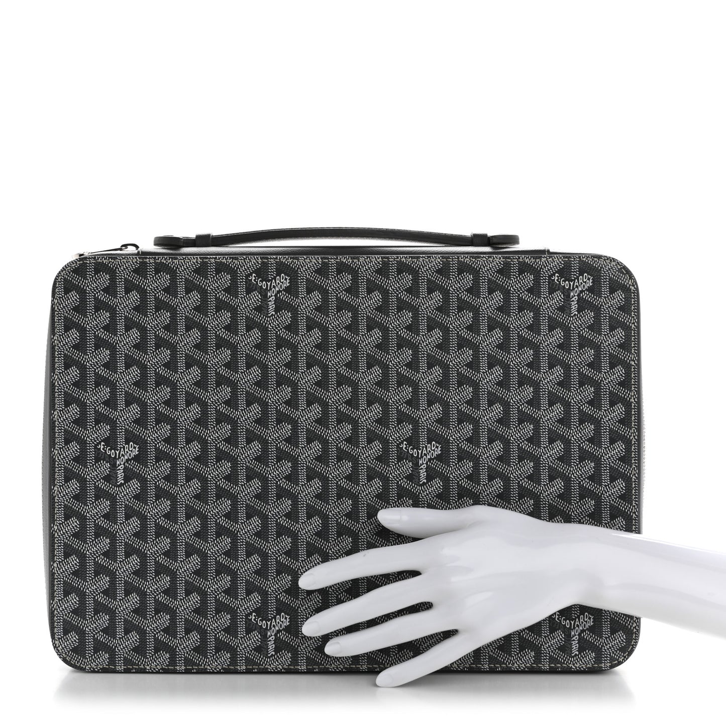 Goyardine Universal Companion Portfolio Grey