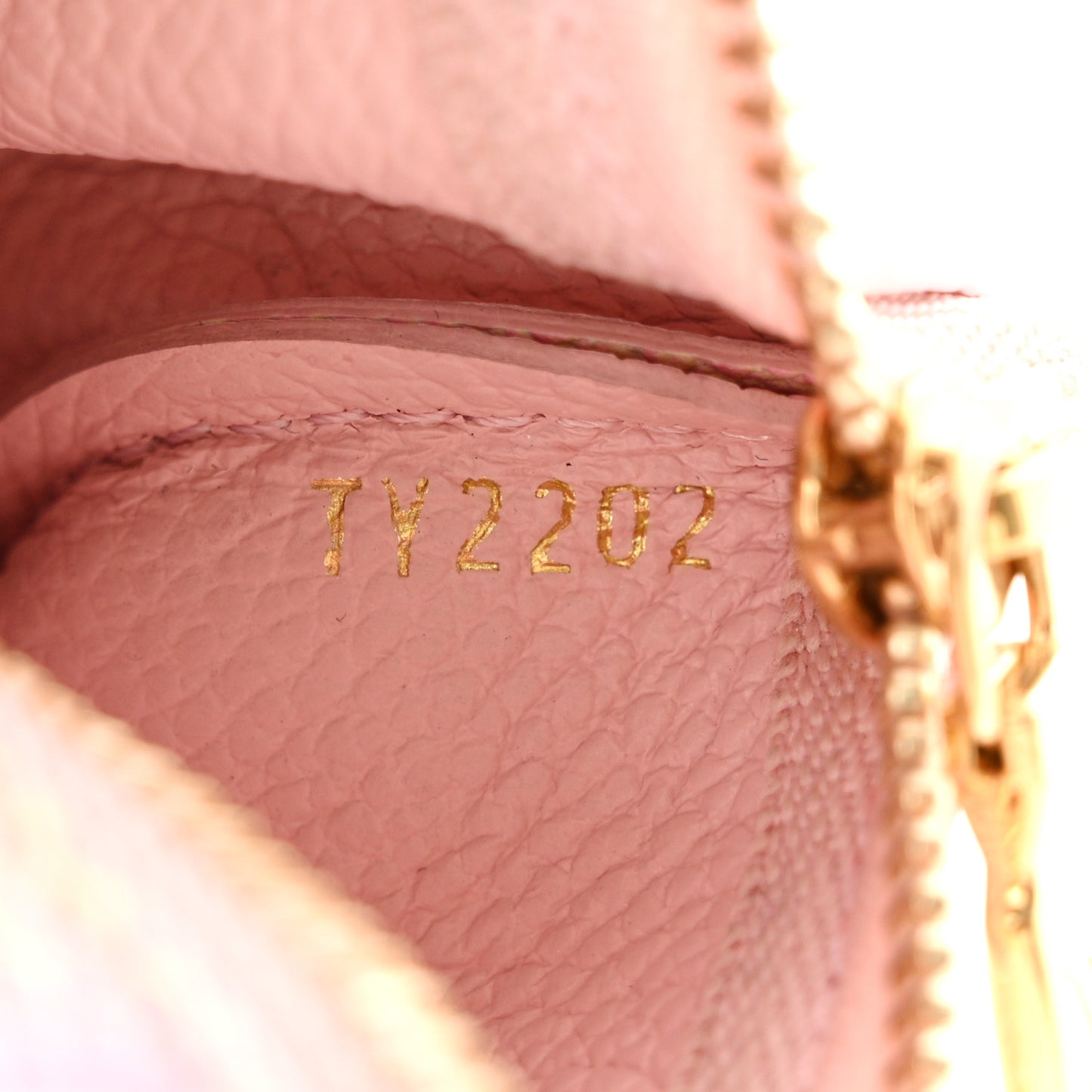 Empreinte Monogram Summer Stardust Key Pouch Pink