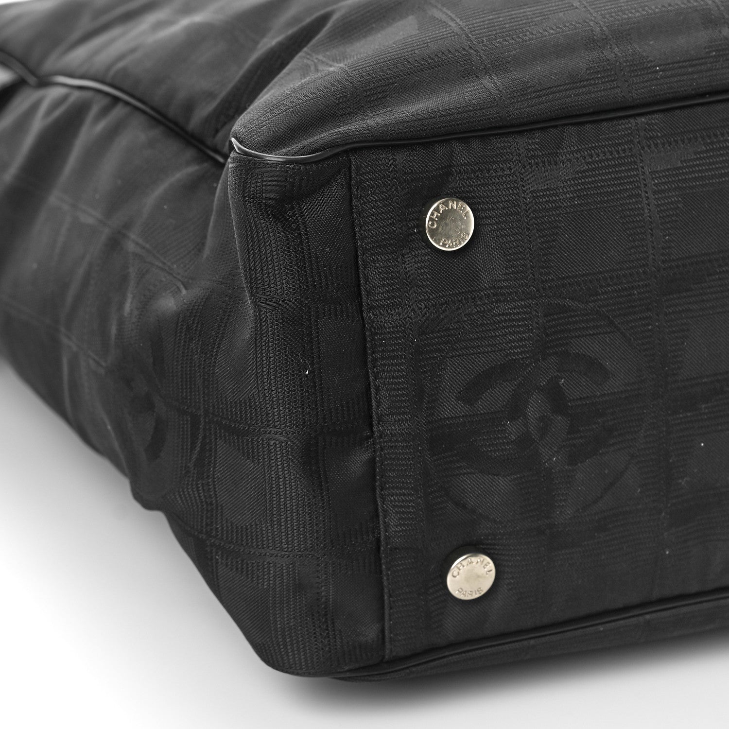 Chanel Nylon Medium Travel Tote Black 7 of 8
