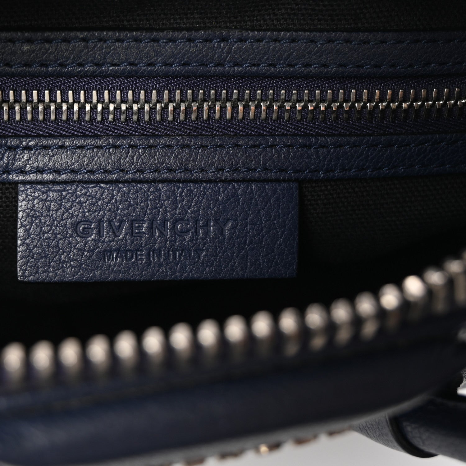Givenchy Sugar Goatskin Mini Antigona Navy 6 of 10