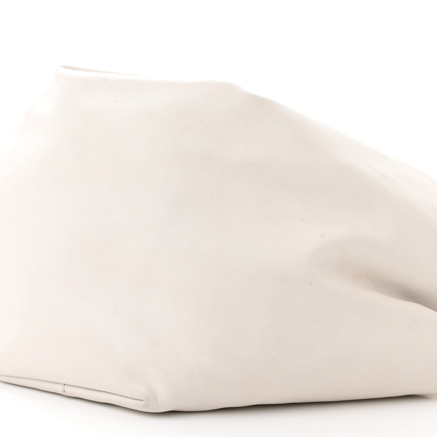 Calfskin Mini Double Knot Bag White