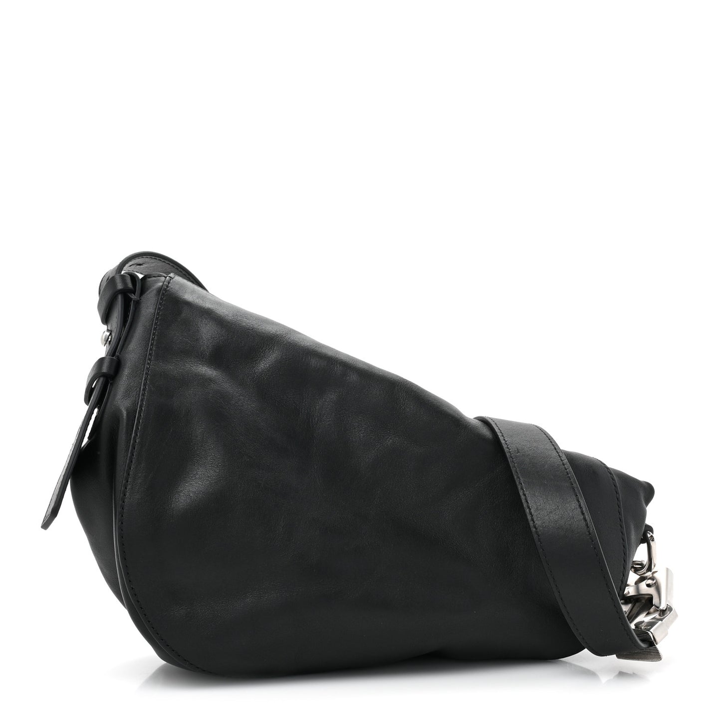 Calfskin Small Knight Bag Black