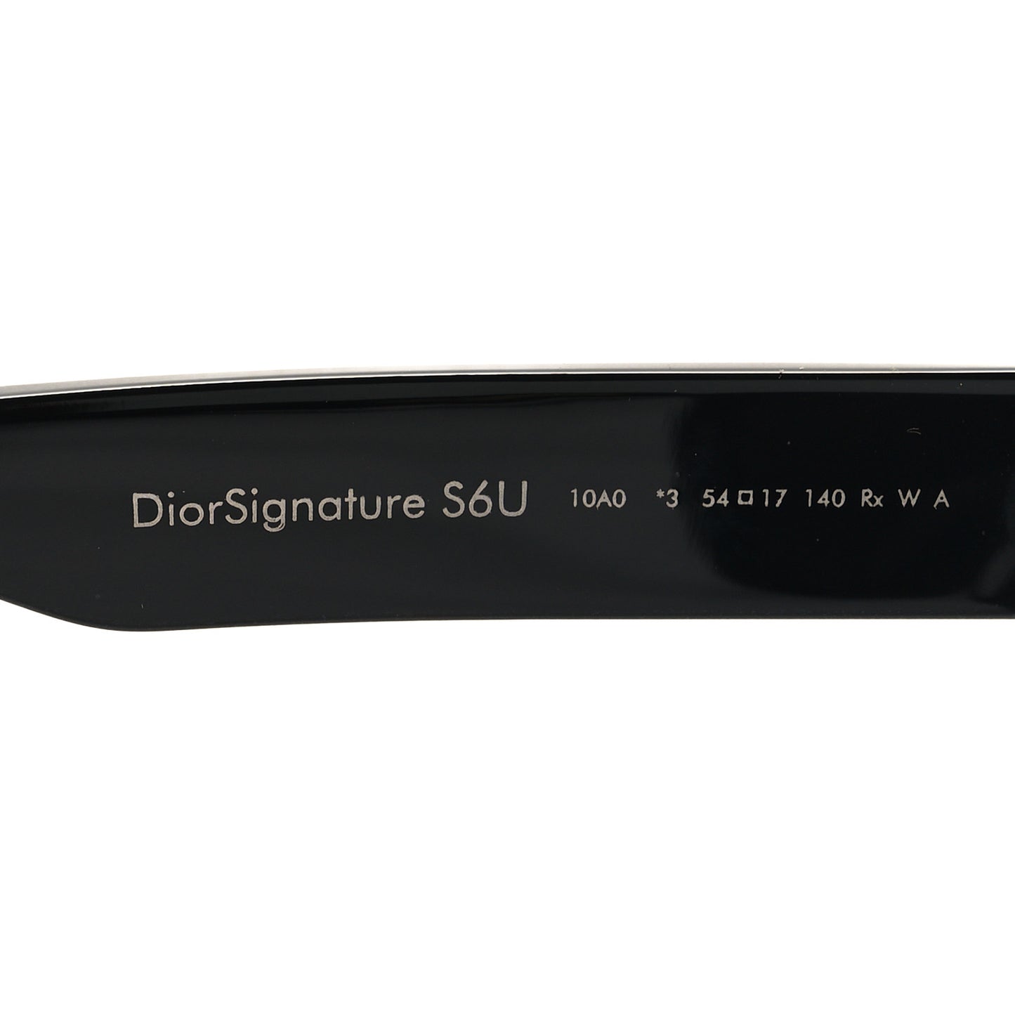 Diorsignature S6U Square Sunglasses Black