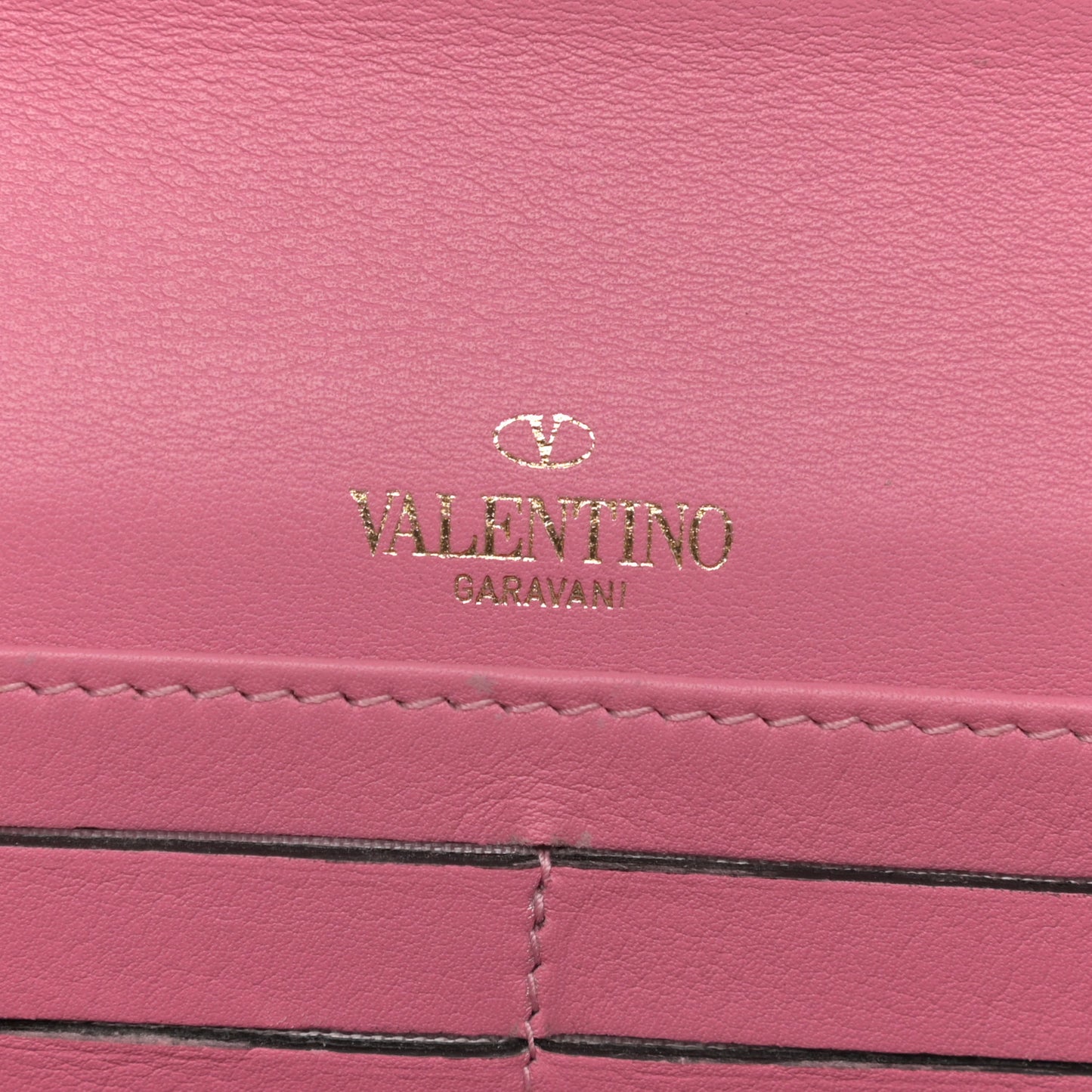 Calfskin Rockstud Flip Lock Wallet Ninphea