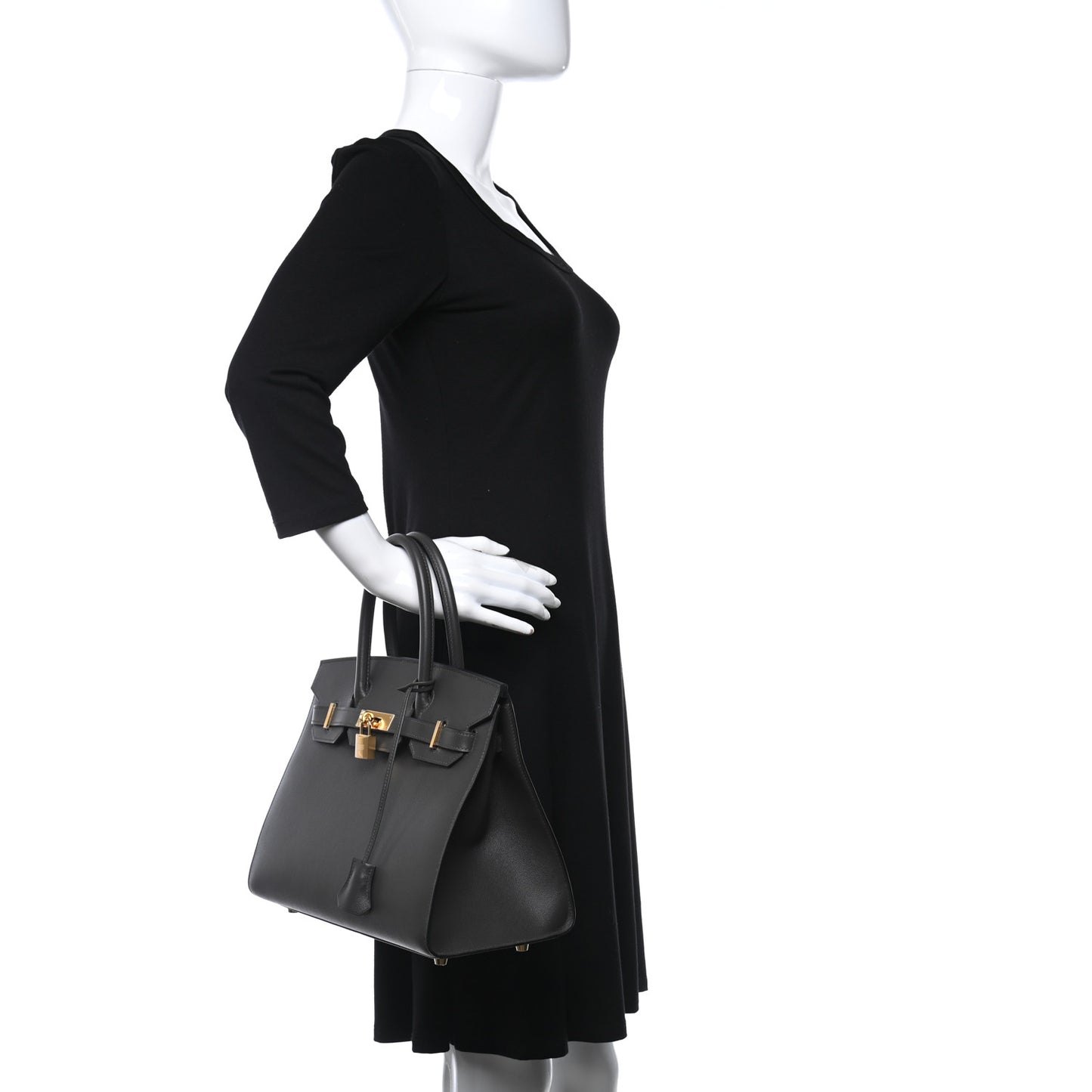 Grained Monsieur Birkin Sellier 30 Graphite