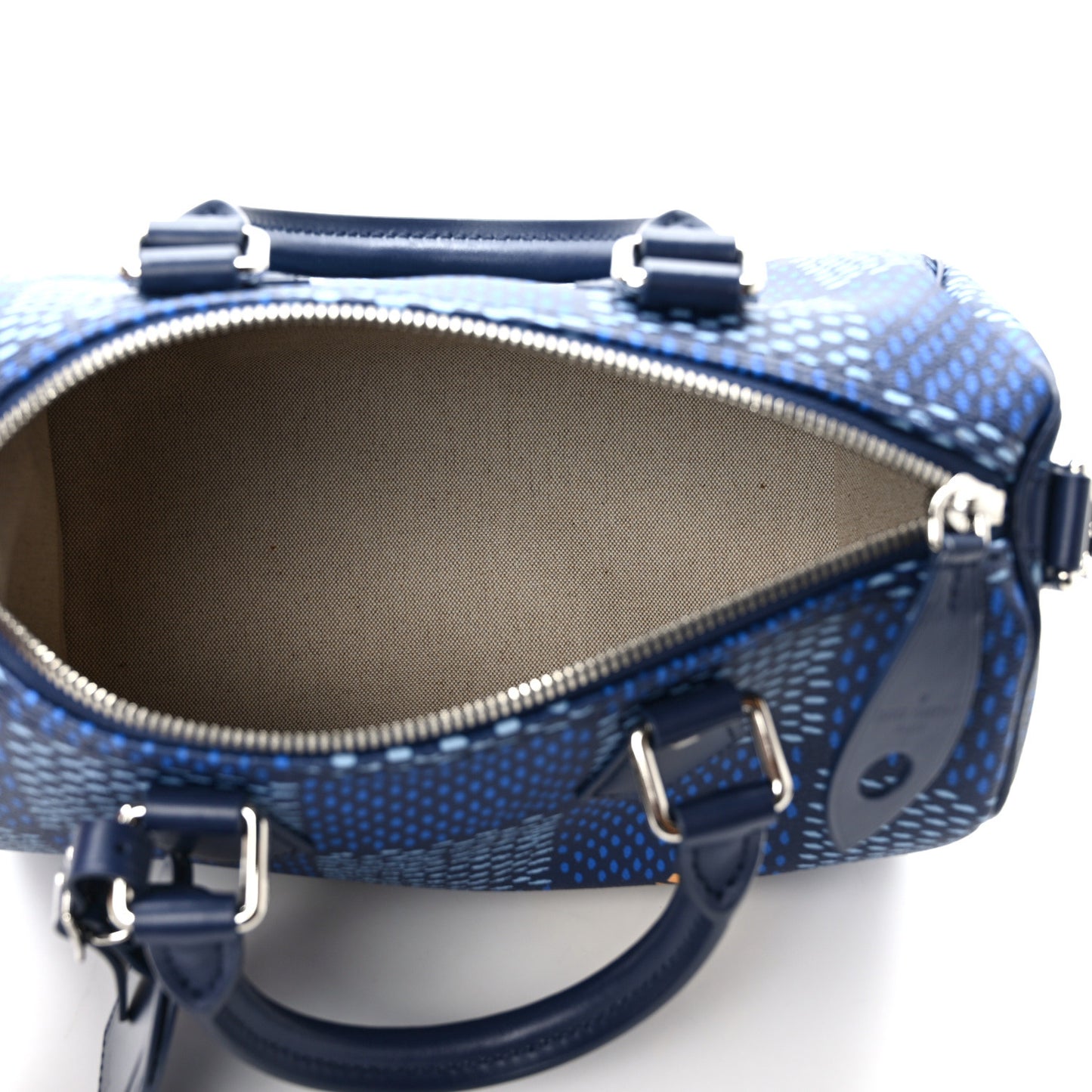 Damier Heritage Speedy Bandouliere 25 Blue