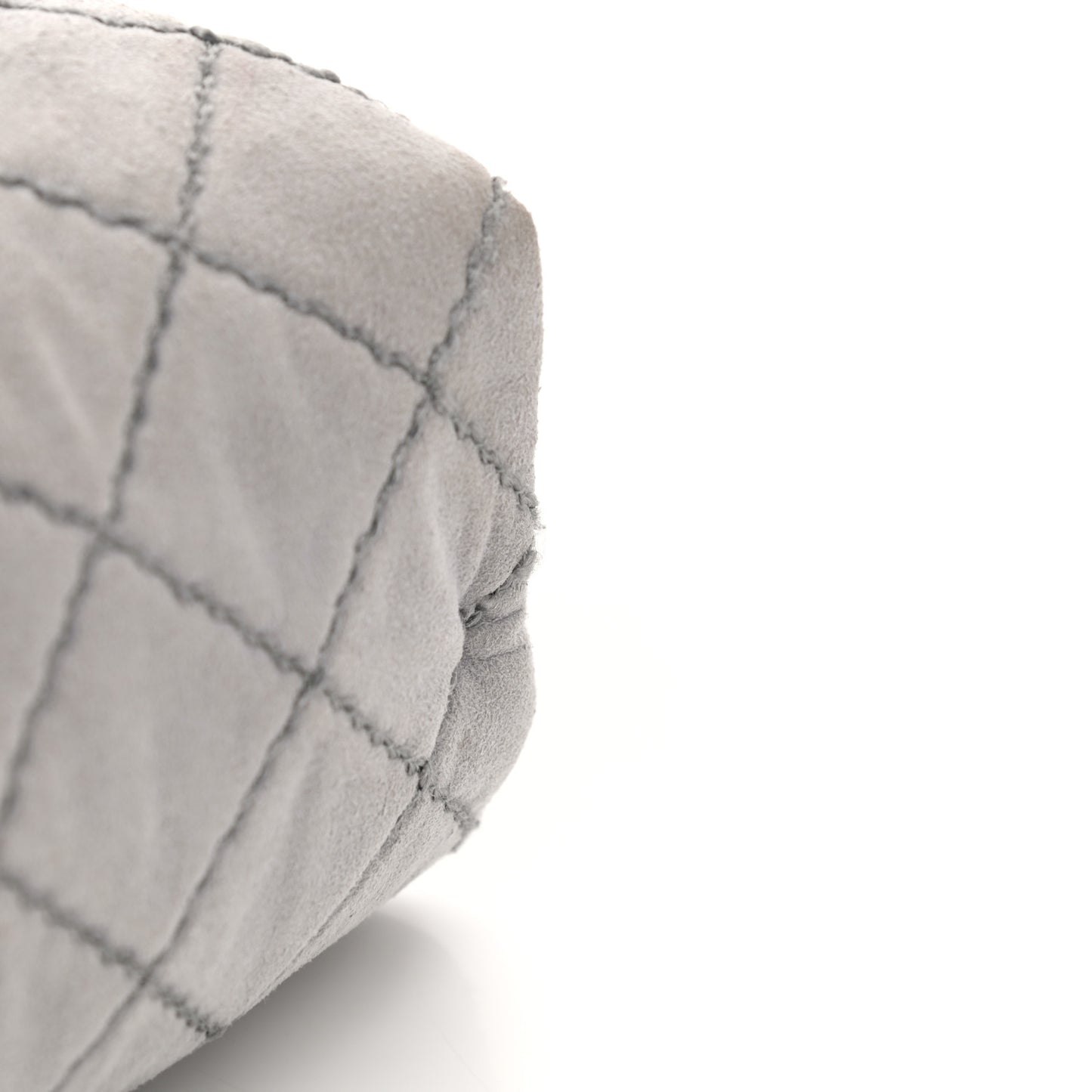 Shaggy Deer Quilted Small Beckett Chain Shoulder Bag Grey