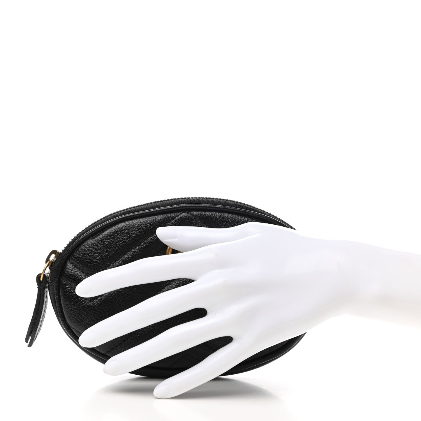 Calfskin Matelasse GG Marmont 2.0 Multi Belt Bag Pouch Black