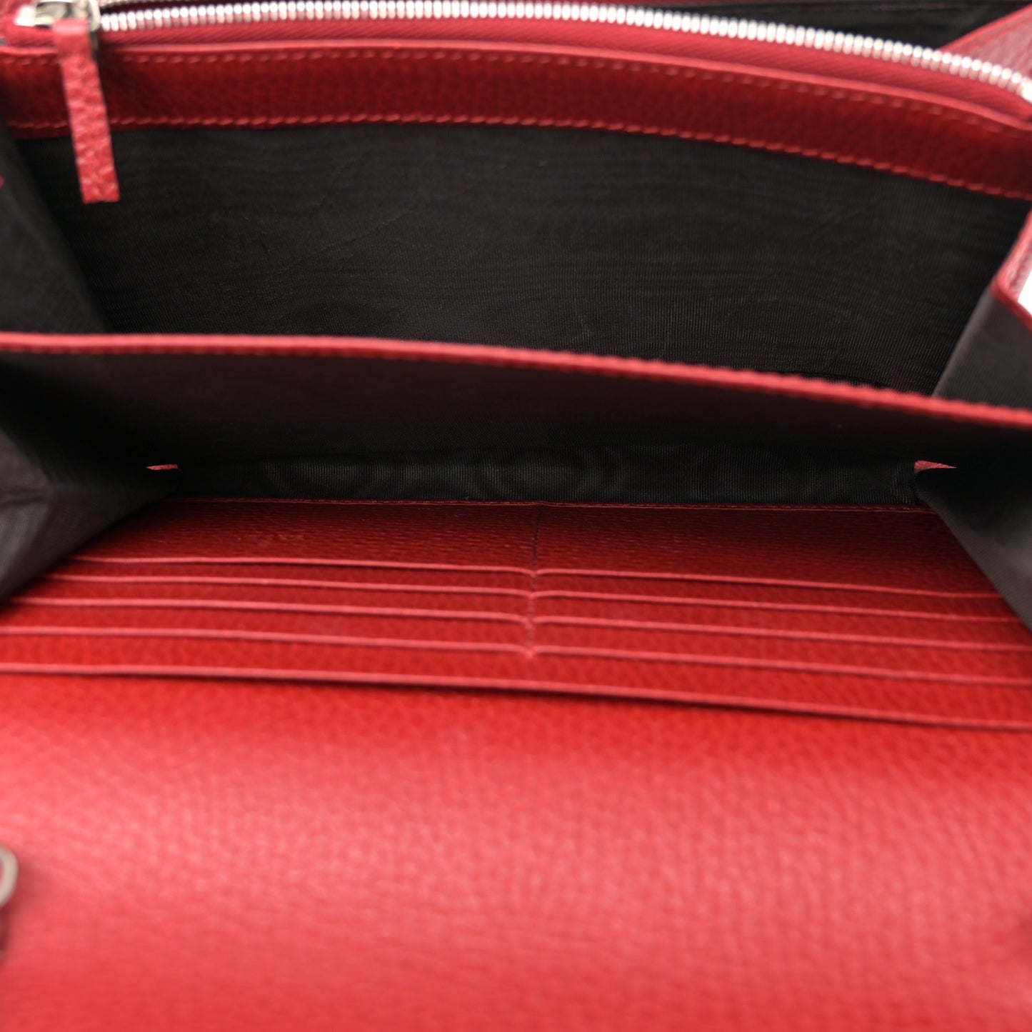 Calfskin Mini Dionysus Chain Wallet Hibiscus Red