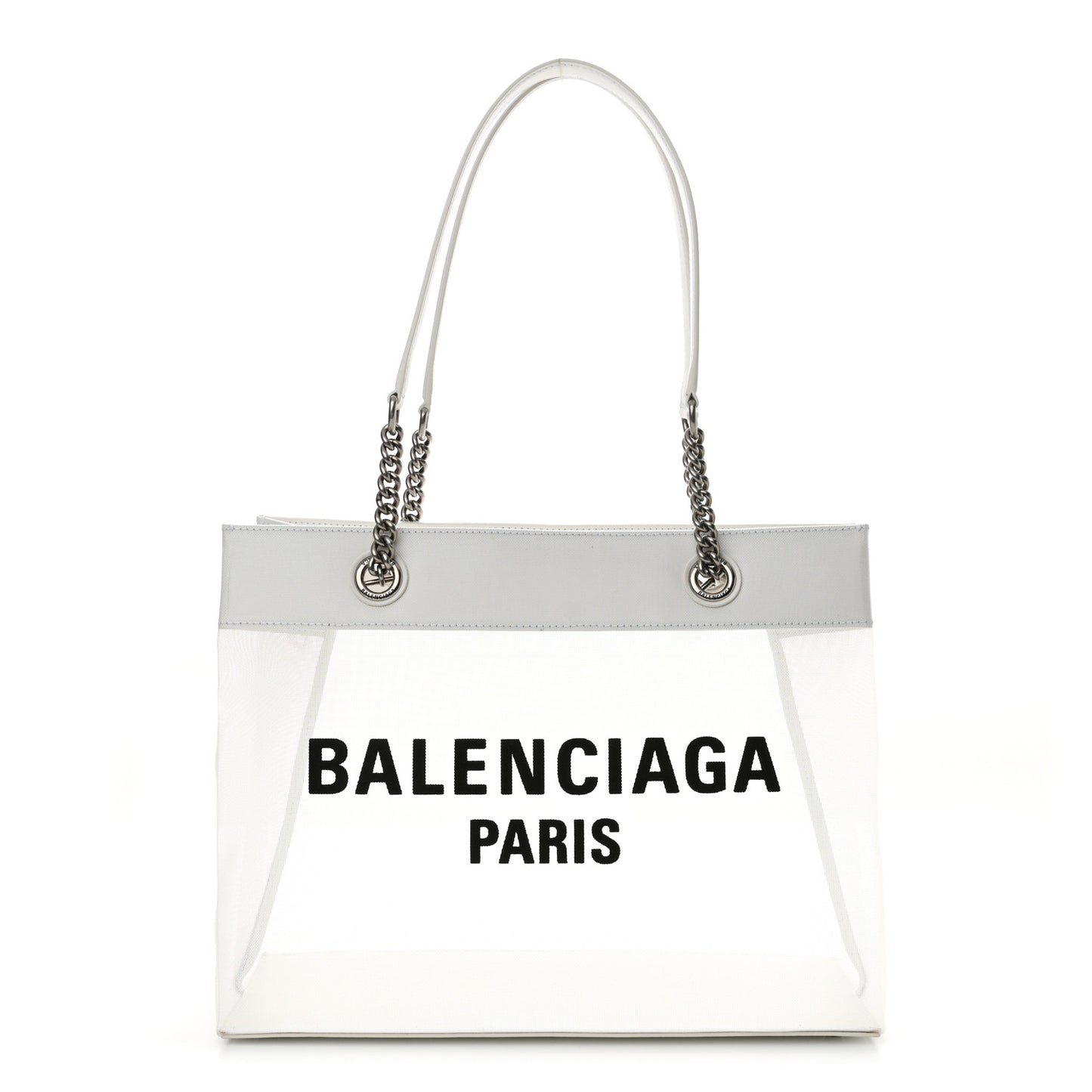 Mesh Medium Duty Free Tote White