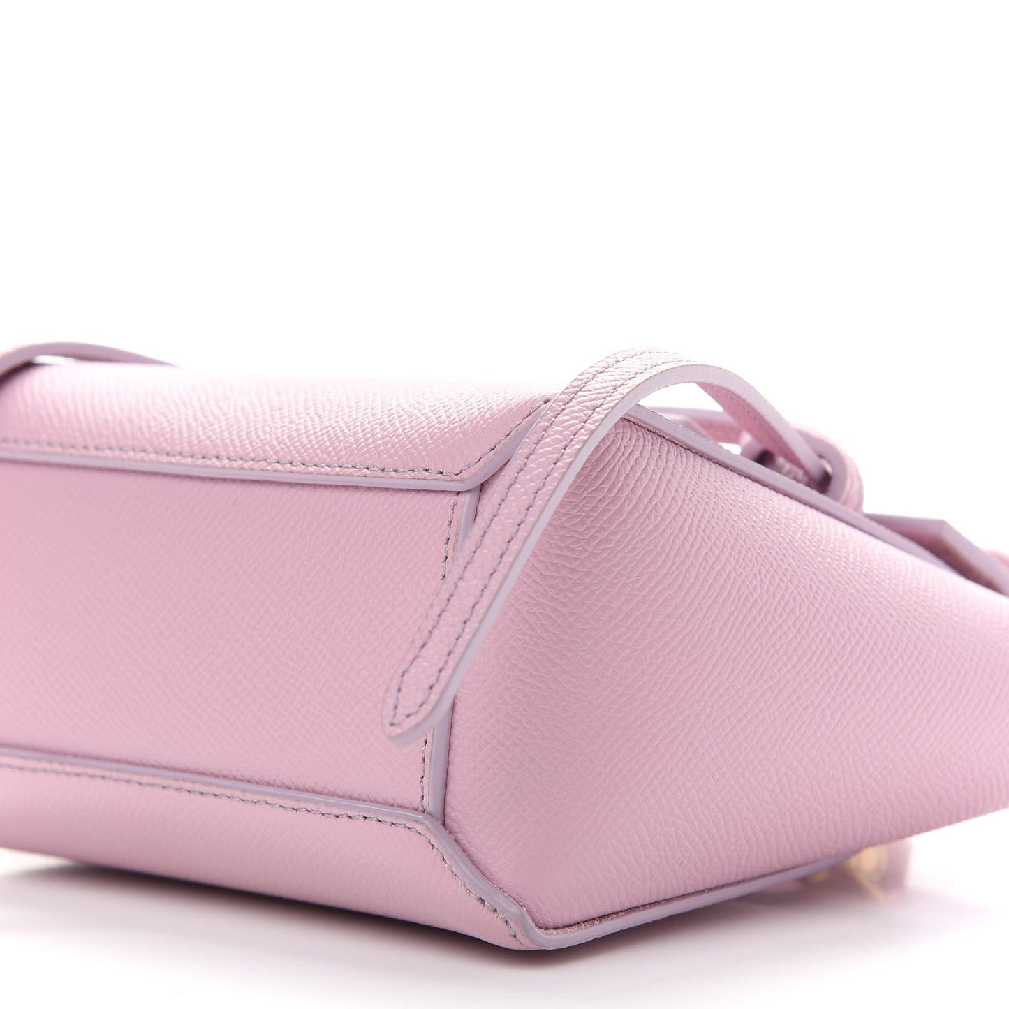 Grained Calfskin Pico Belt Bag Rose Quartz