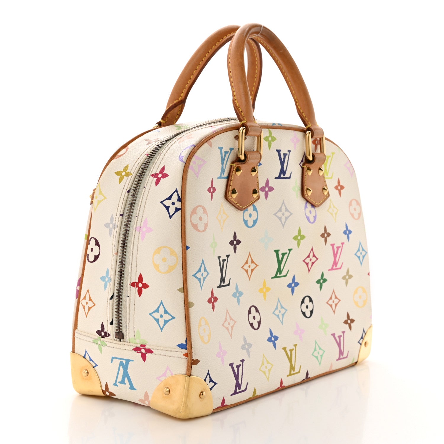 Louis Vuitton Monogram Multicolor Trouville White 3 of 9