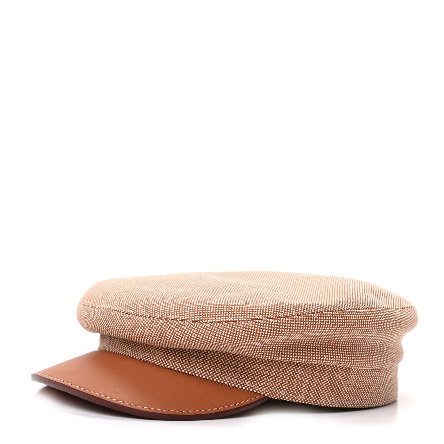 Cotton Silk Swift Clou de Selle Vauban Cap 58 Marron Alezan Gold