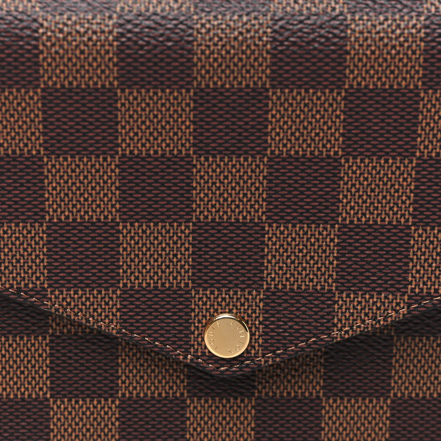 Damier Ebene Pochette Felicie Chain Wallet