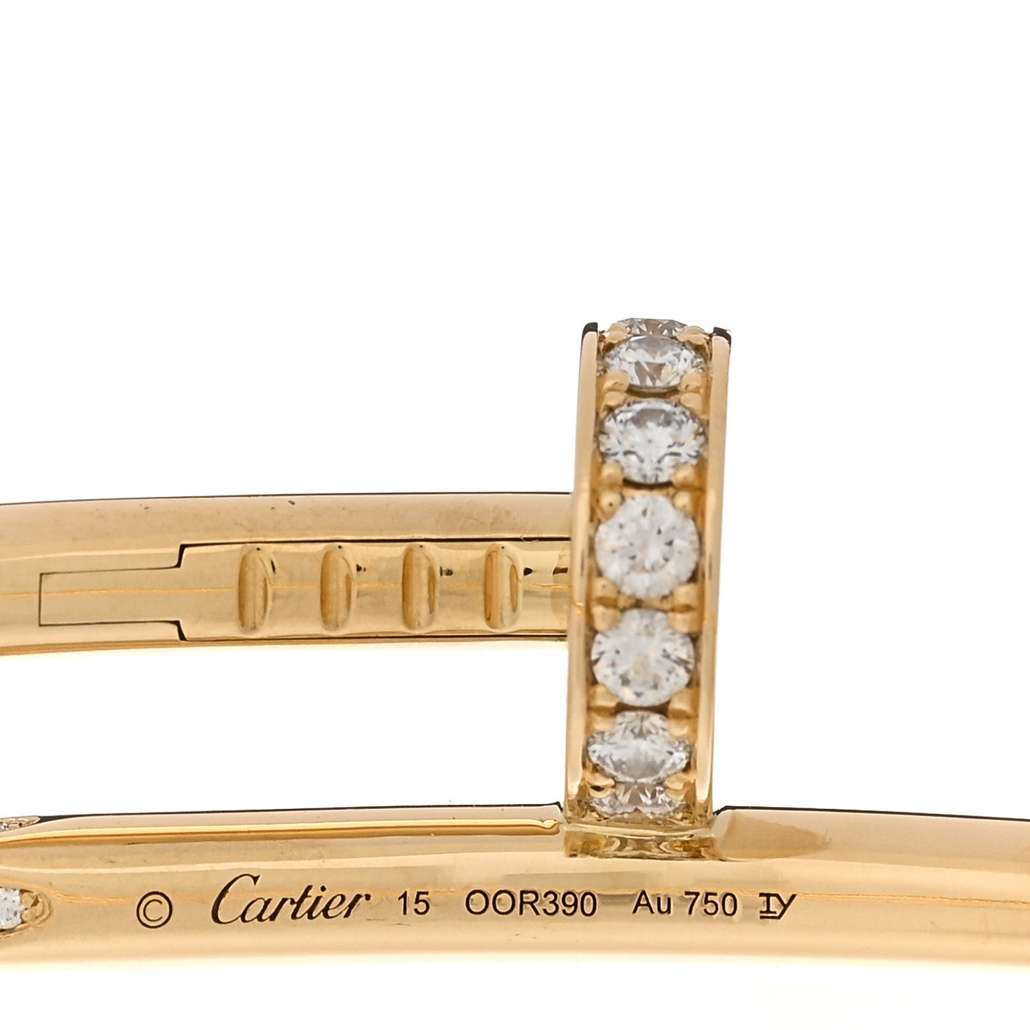 18K Yellow Gold Diamond Juste Un Clou Bracelet 15