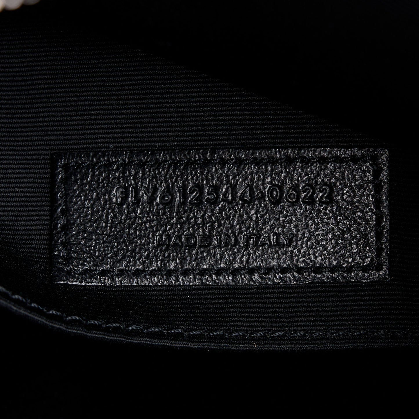 Calfskin Matelasse Monogram Lou Camera Bag Black