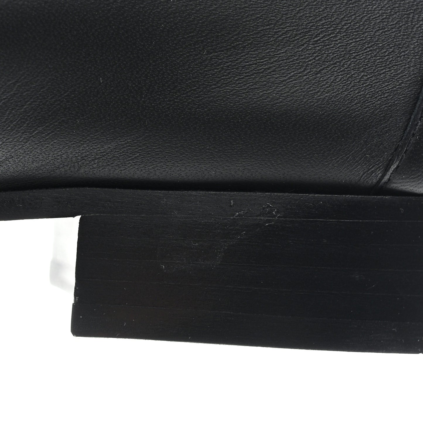 Calfskin Lambskin CC Loafers 39 Black