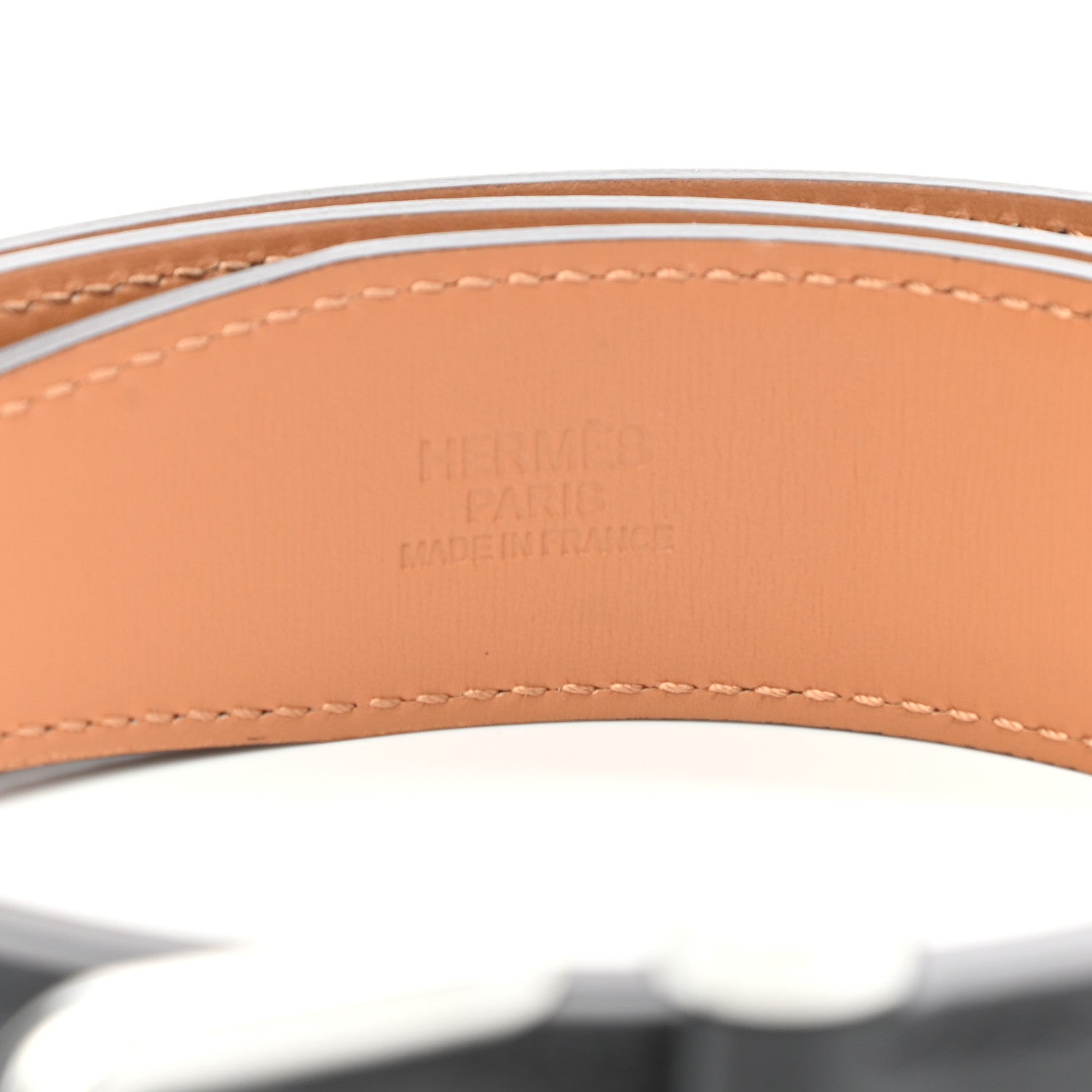Hermes Box Belt 85 Black Gold 5 of 6