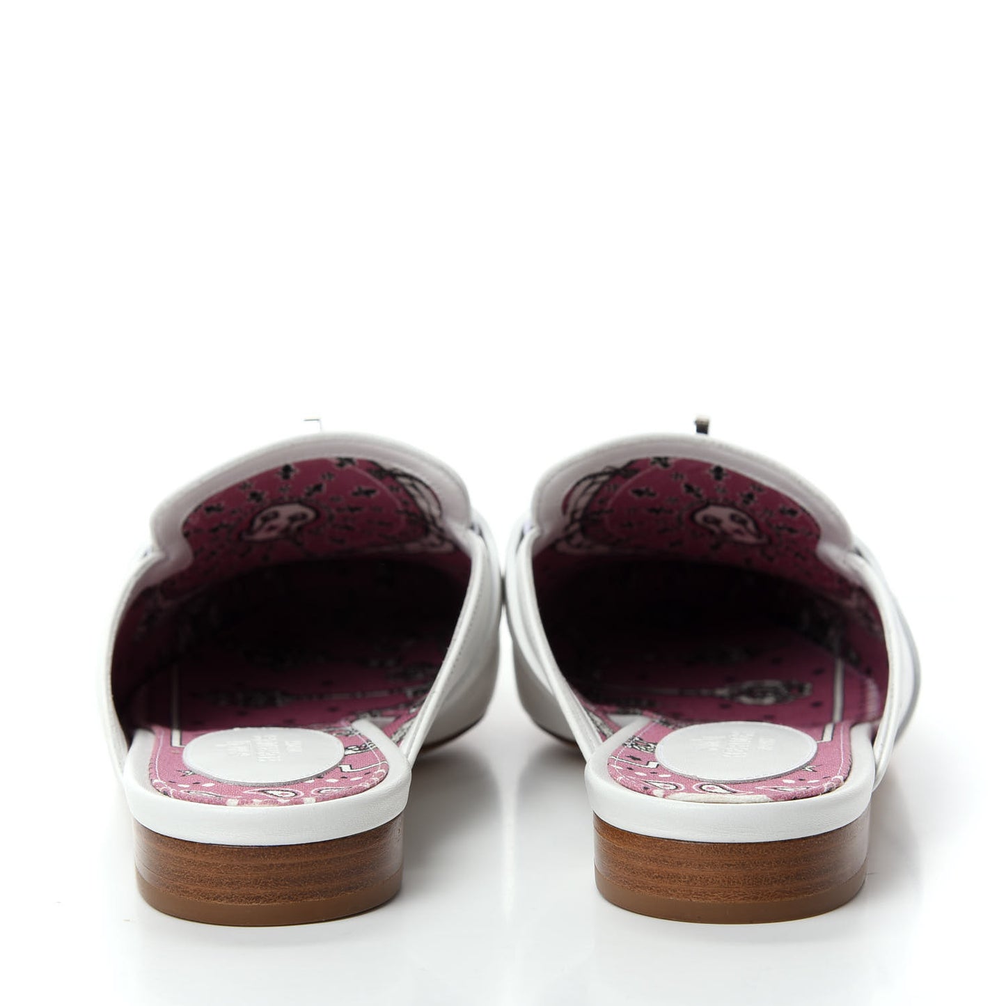 Calfskin Oz Mules 36.5 White