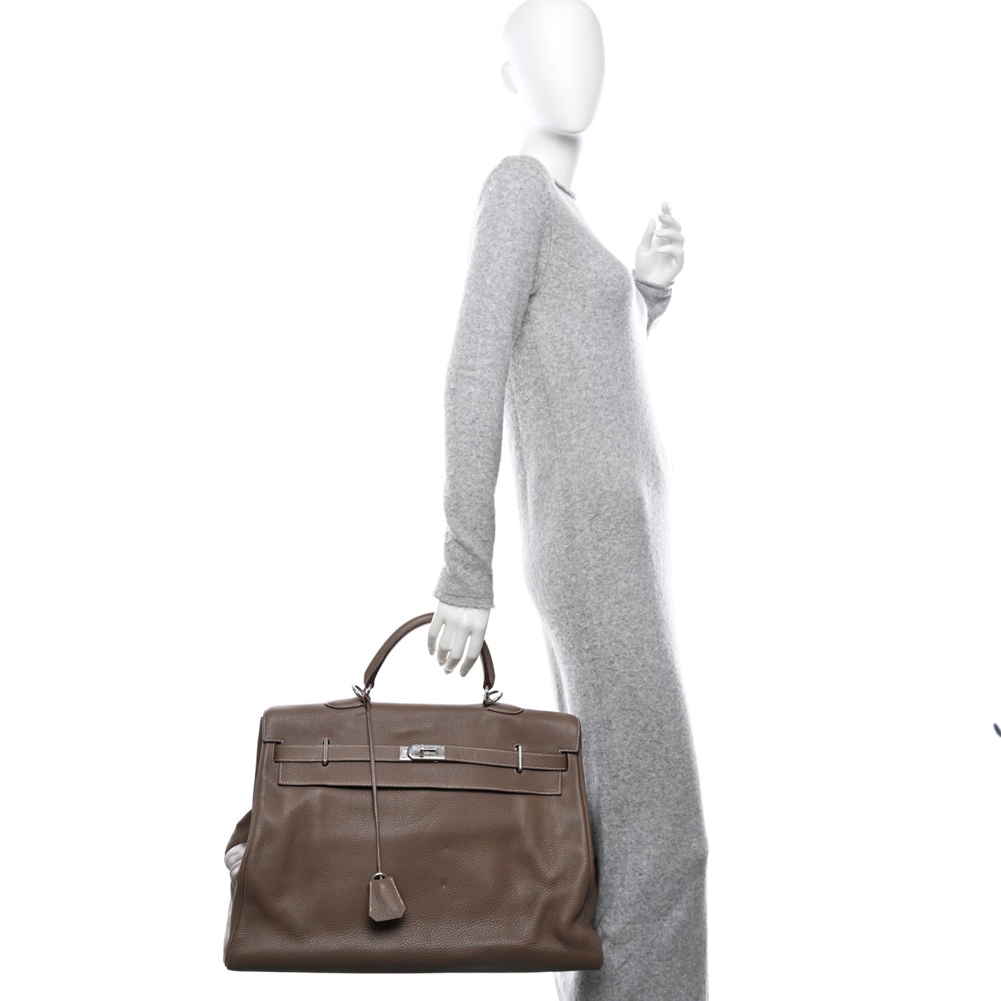 Taurillon Clemence Voyage Kelly 50 Etoupe