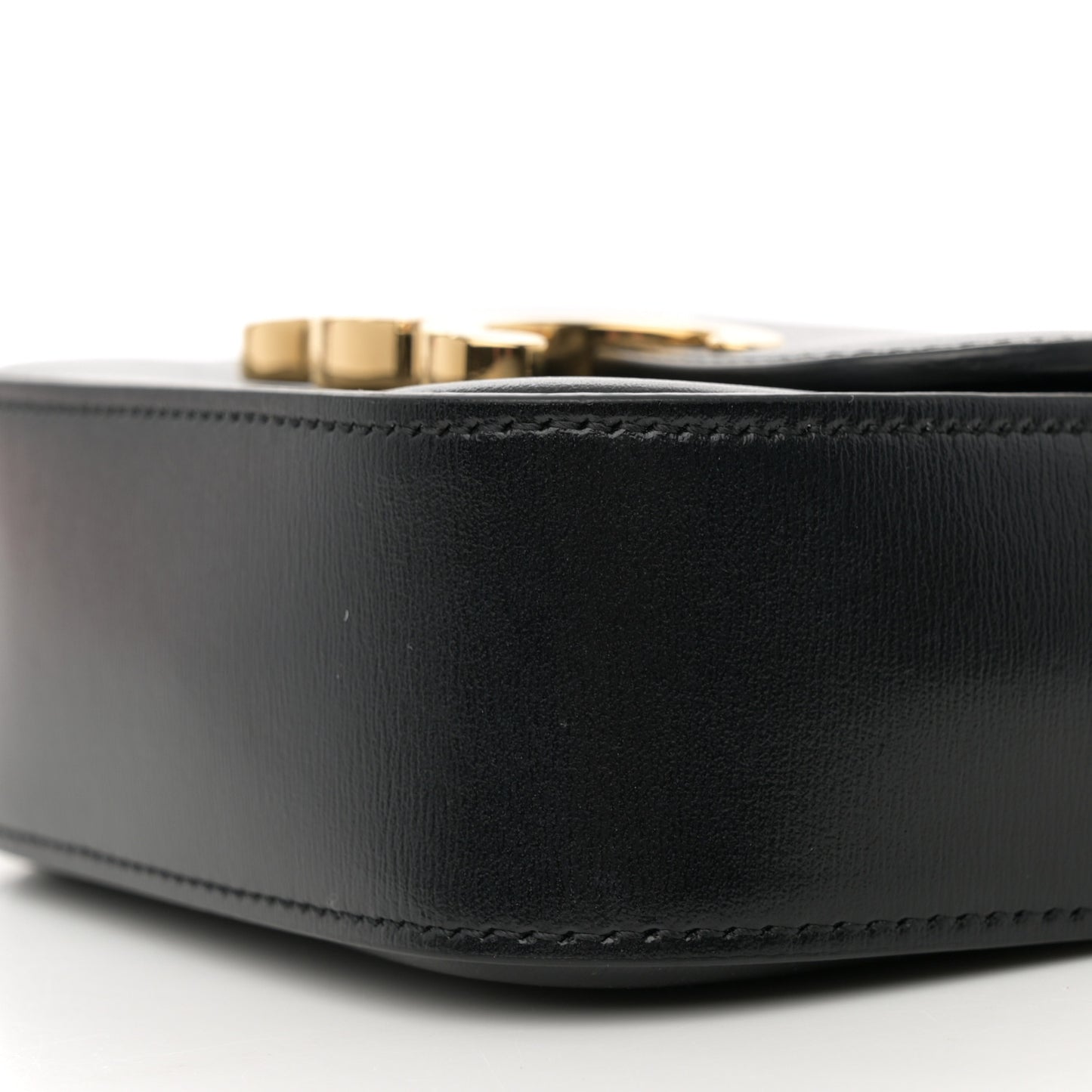 Shiny Calfskin Mini Triomphe Black