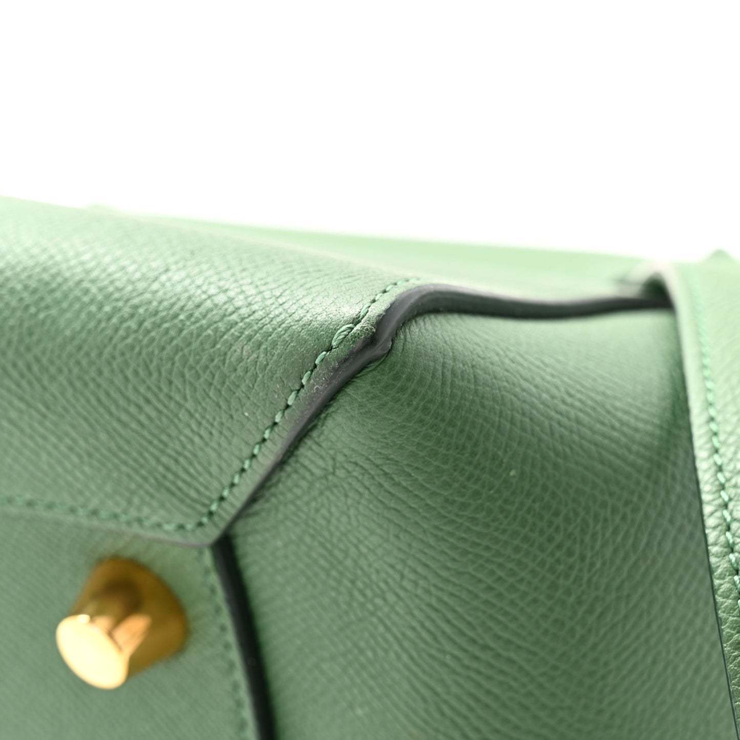 Grained Calfskin Mini Belt Bag Mint