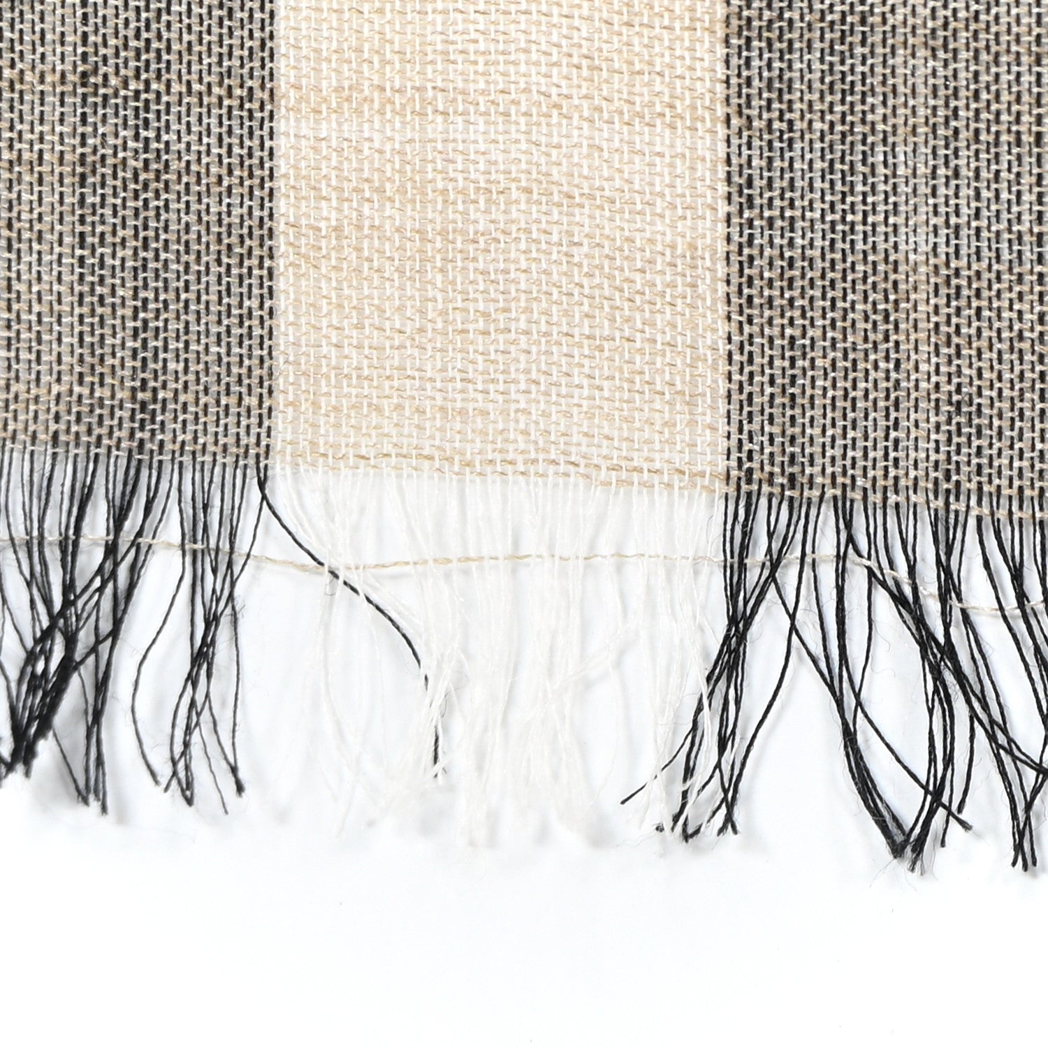 Burberry Wool Silk Gauze Giant Check Lightweight Scarf Archive Beige 6 of 10