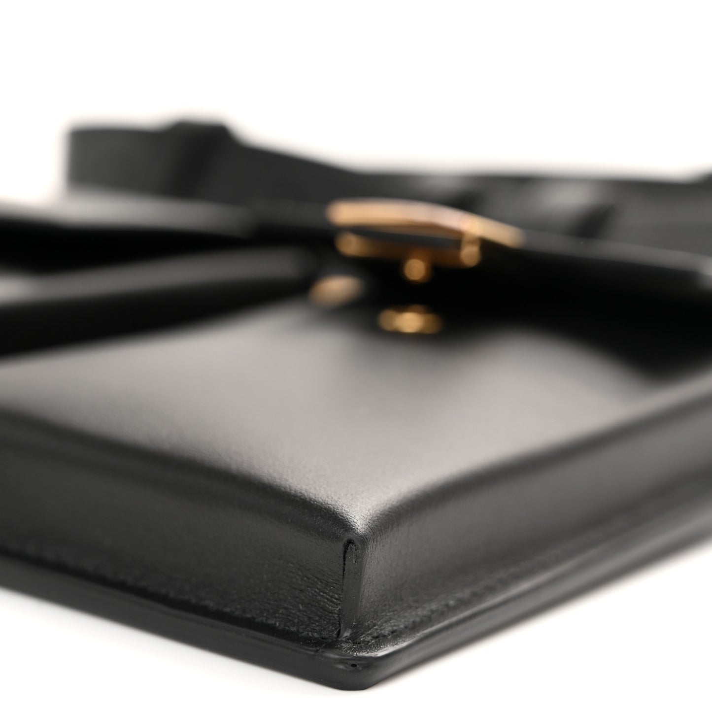 Calfskin Multi Pocket Belt Black