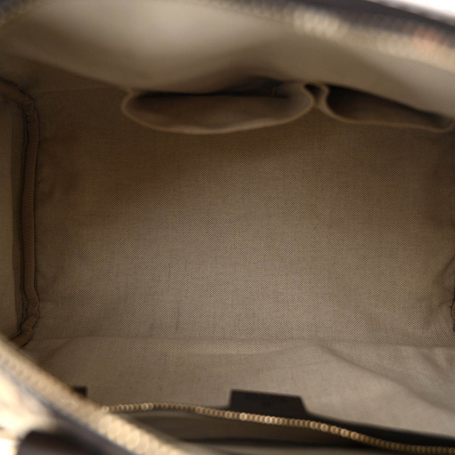 Monogram Selleria Calfskin Vintage Web Medium Boston Beige Ebony Cocoa