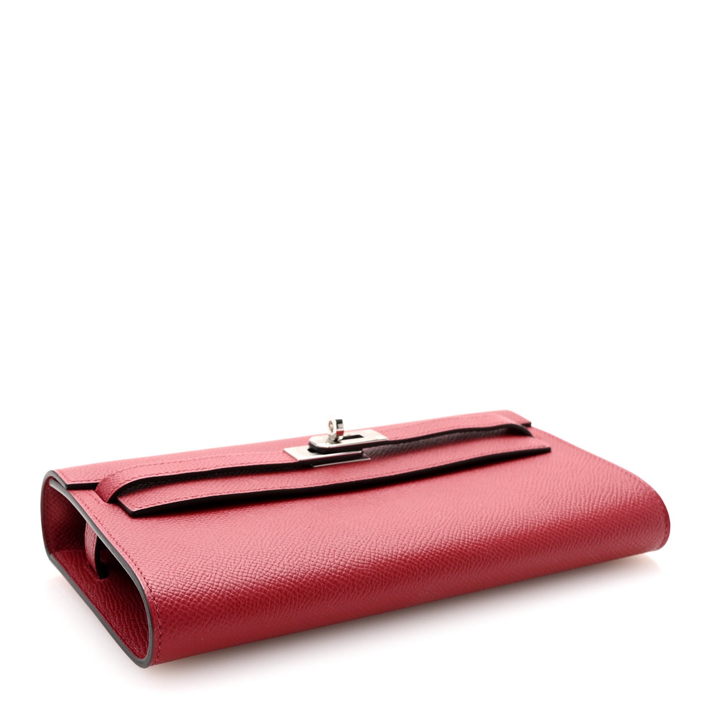 Epsom Kelly Wallet To Go Rouge Grenat