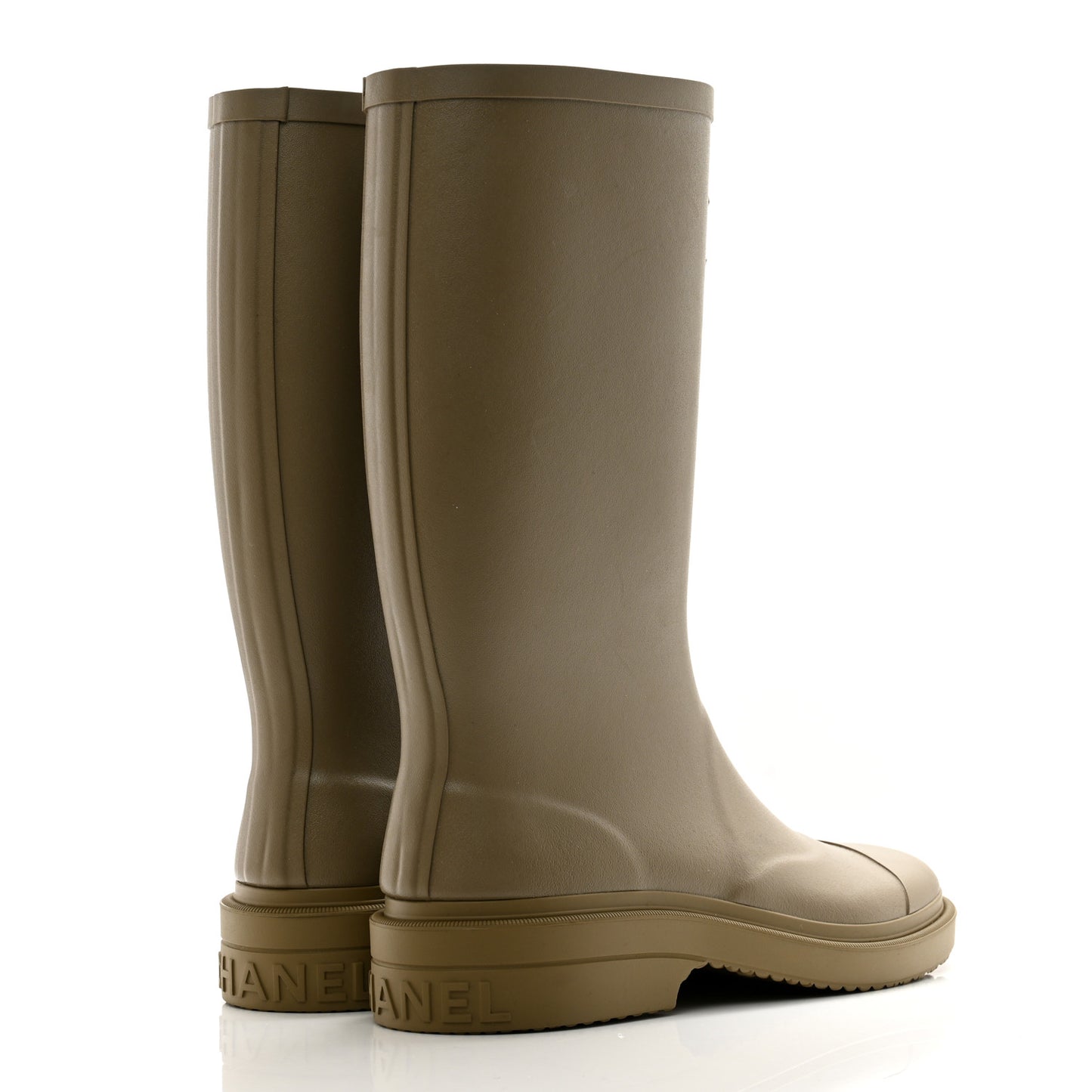 Caoutchouk CC High Boots 39 Dark Beige