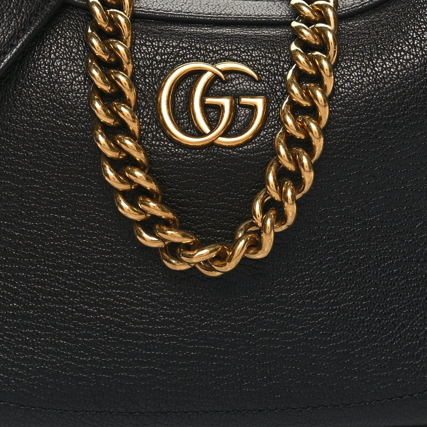 Goatskin Small Aphrodite Shoulder Bag Black