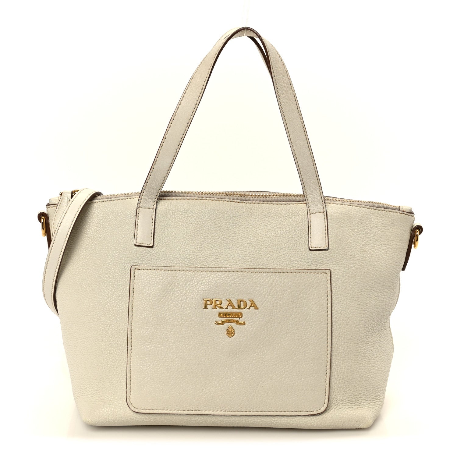 値下げ PRADA VITELLO DAINO TALCO 2wayトートバッグ Prada Vitello Daino Small Shopping Tote Talco 1839766 – FASHIONPHILE