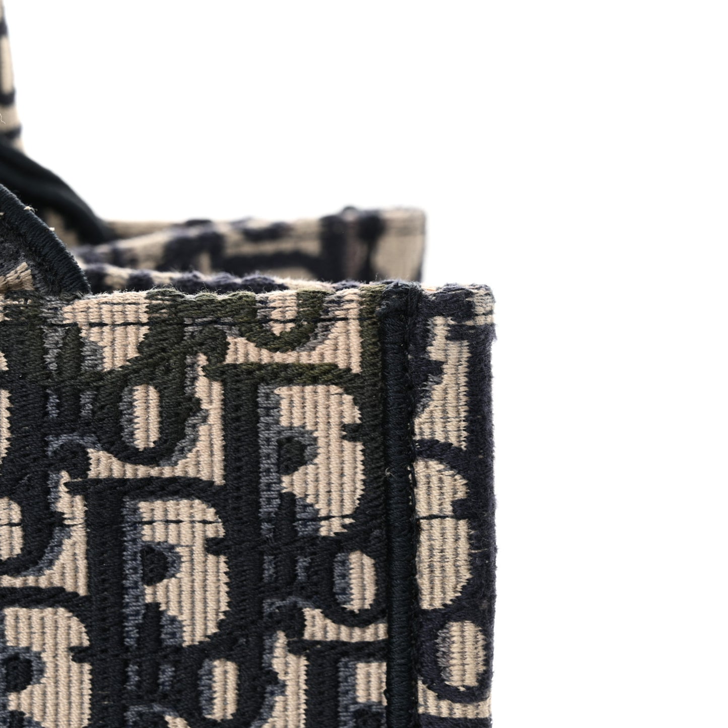 Oblique Small Book Tote Blue Multicolor