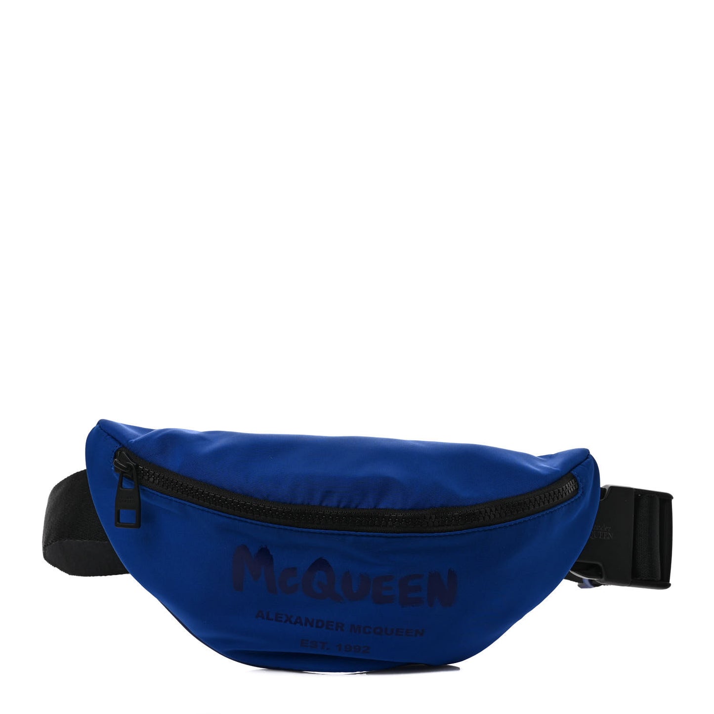 Nylon Graffiti Logo Belt Bag Ultramarine