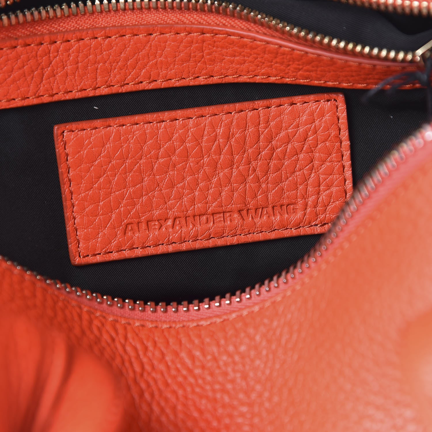 Alexander Wang Pebbled Lambskin Rockie Tang Pale Gold Hardware 8 of 11