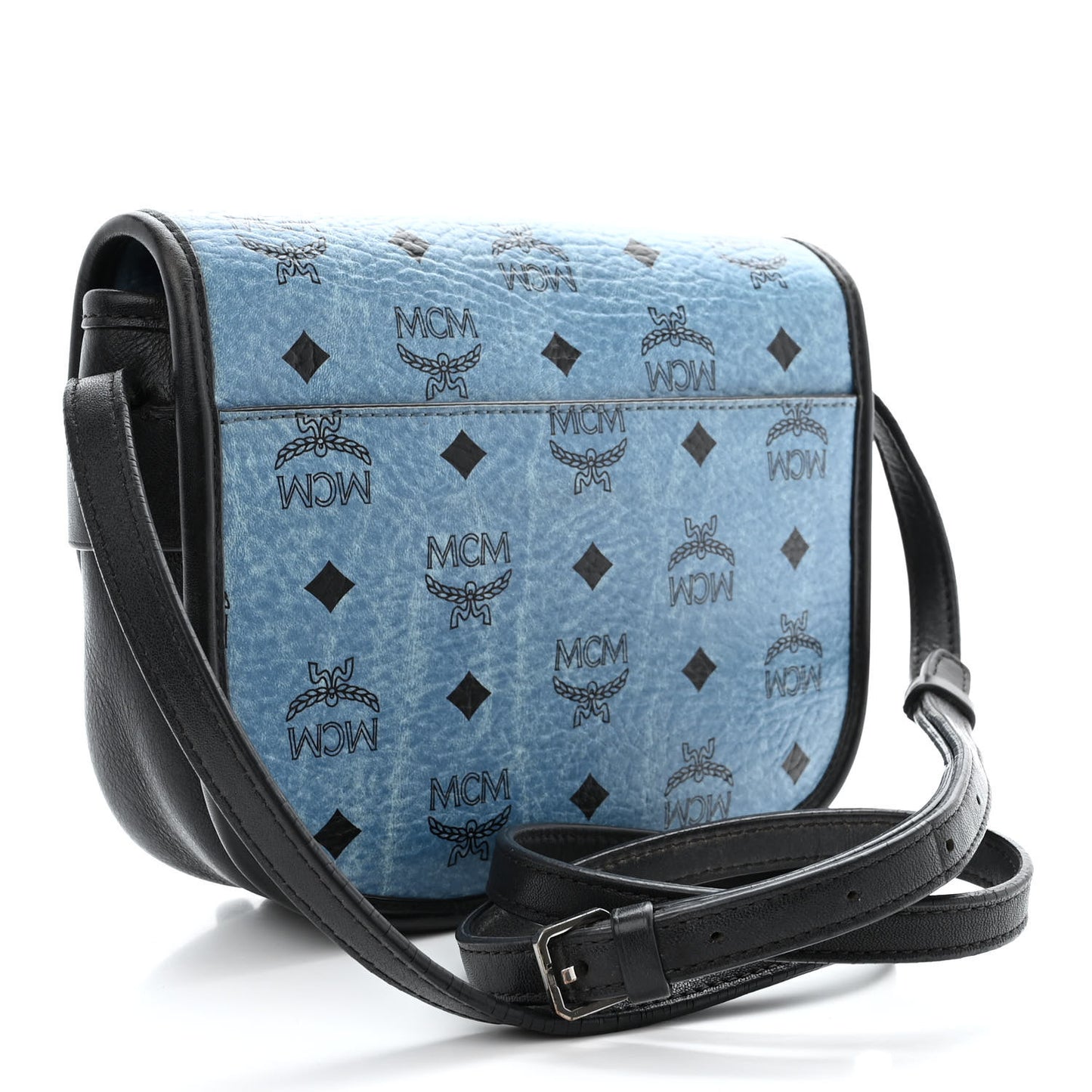 Visetos Small Crossbody Flap Messenger Denim Blue