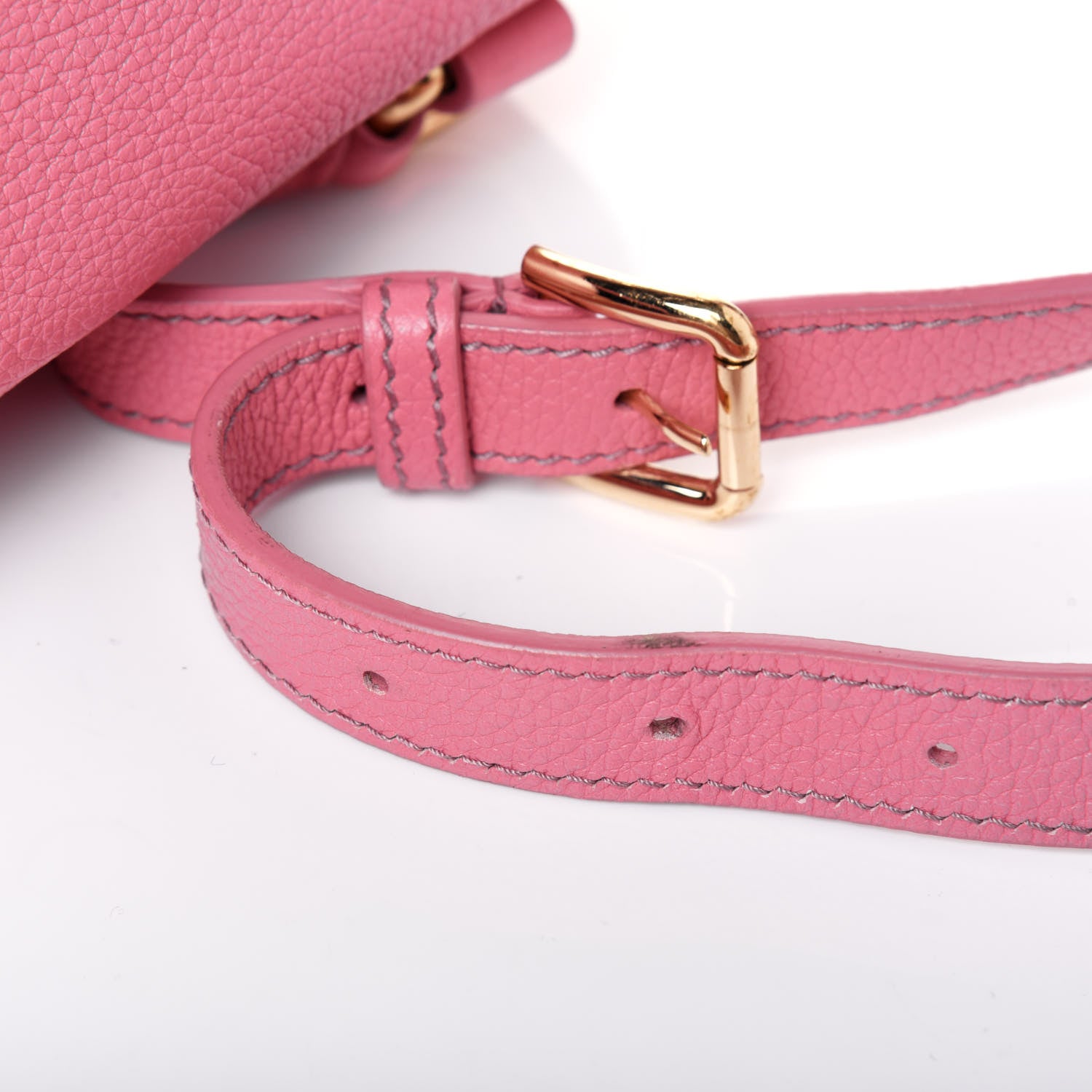 Dolce & Gabbana Pebbled Calfskin Sicily Backpack Pink 17 of 18