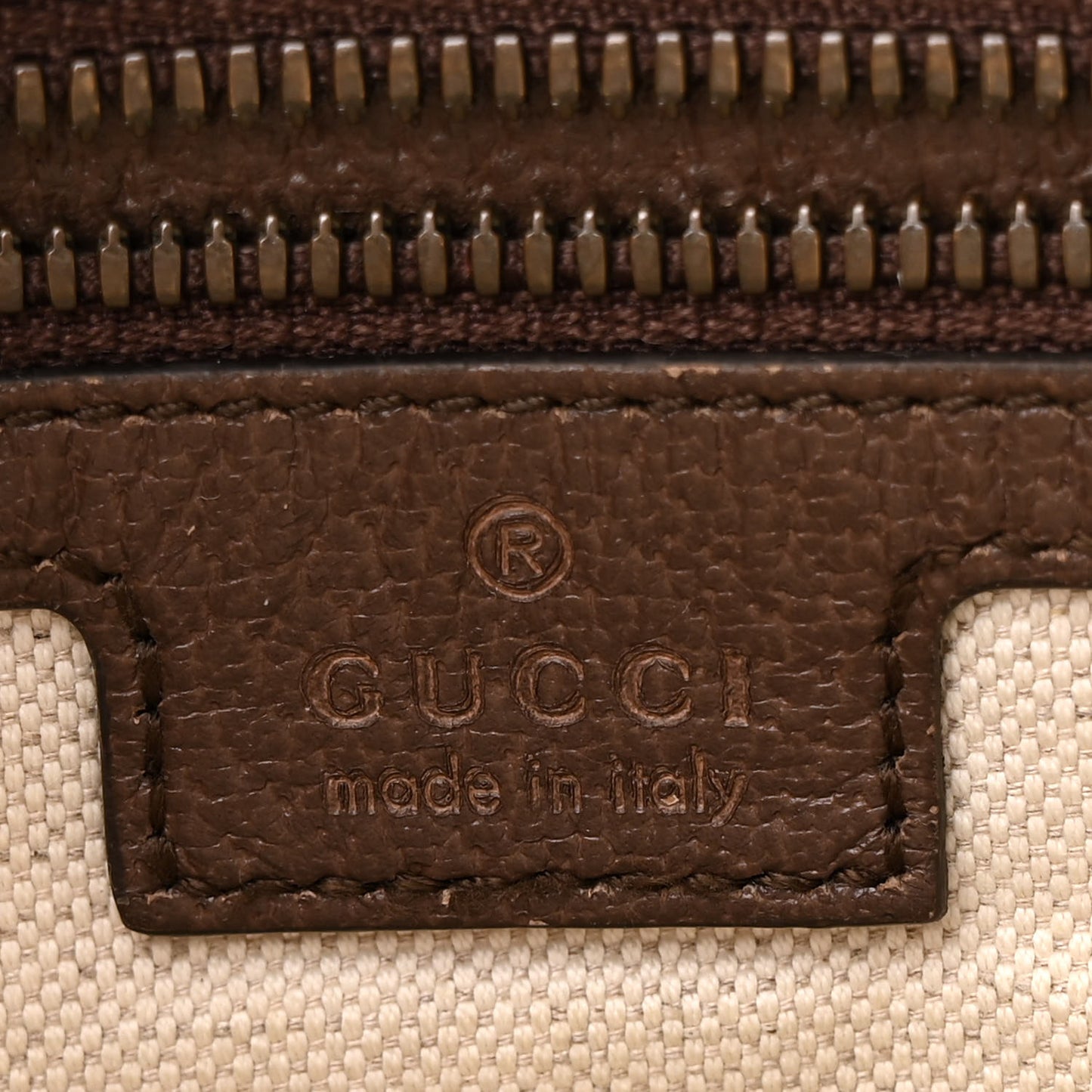 Soft GG Supreme Monogram Medium Ophidia Belt Bag Dark Brown