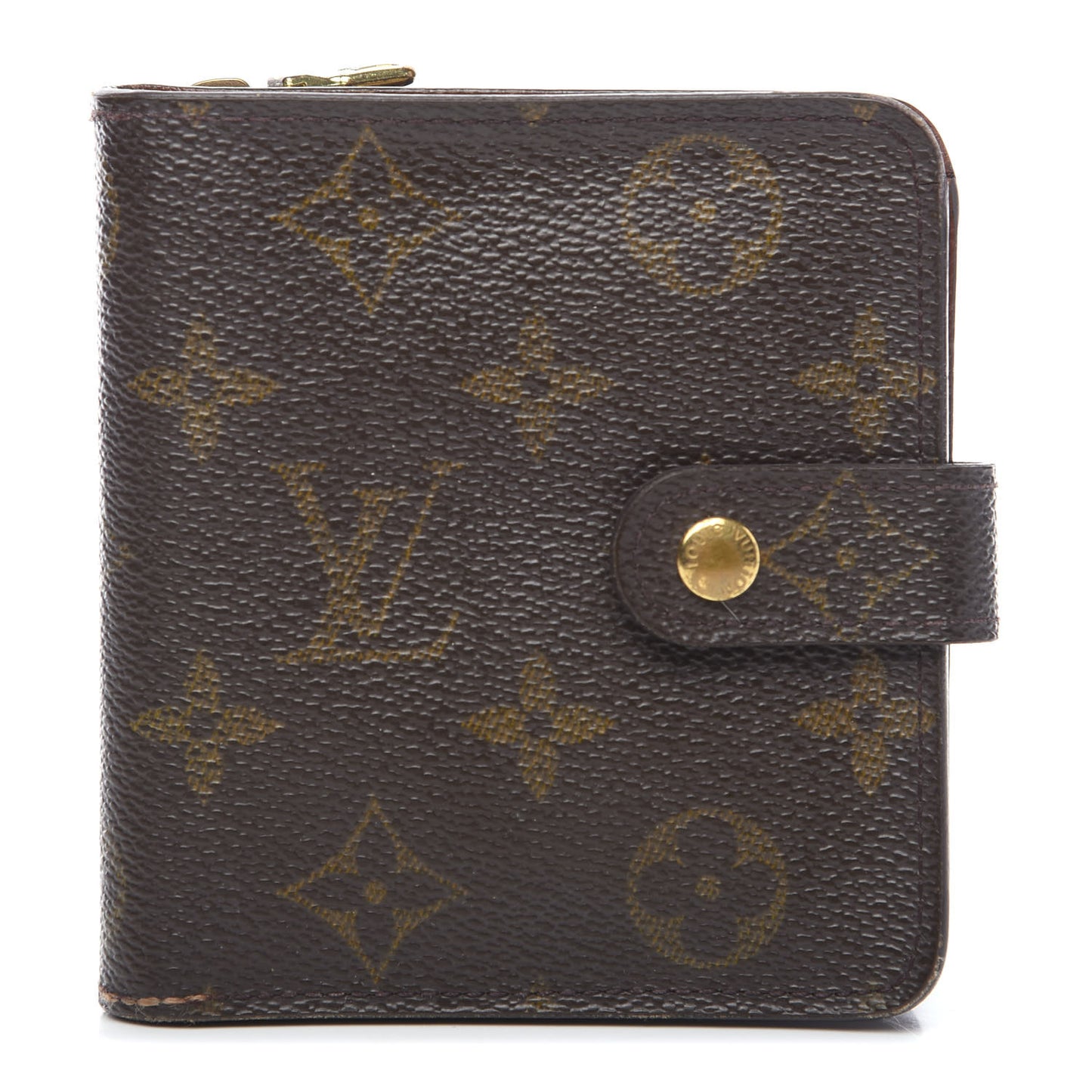 Monogram Compact Zippe Zipped Wallet