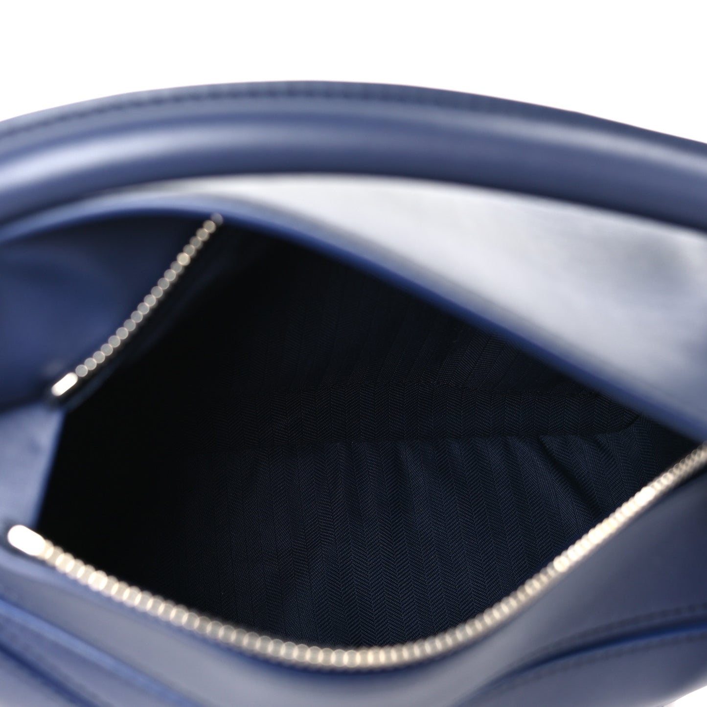 Satin Calfskin Small Puzzle Bag Abyss Blue