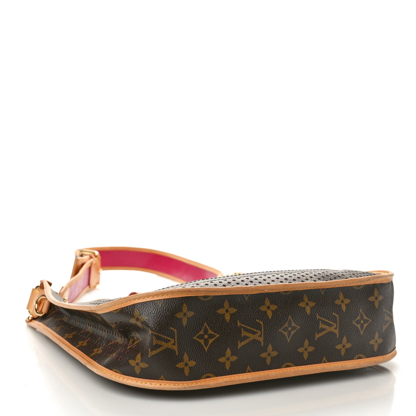 Monogram Perforated Musette Fuchisa