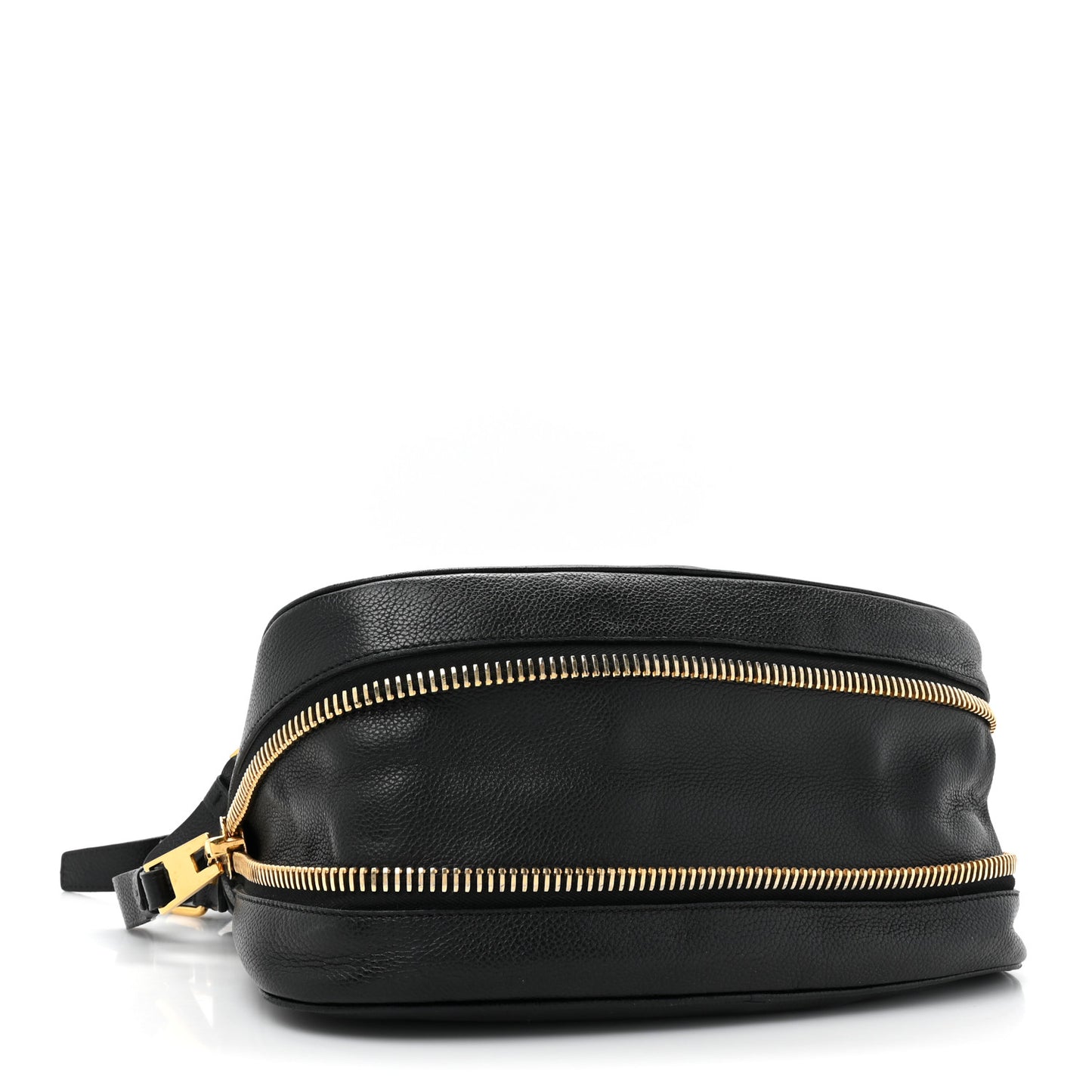Grained Calfskin Medium Jennifer Crossbody Bag Black
