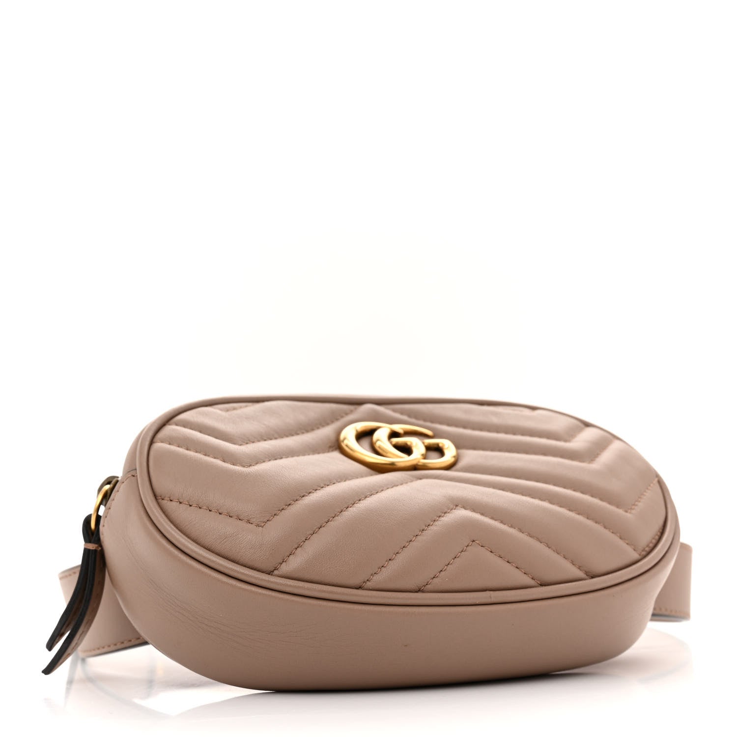 Gucci Calfskin Matelasse GG Marmont Belt Bag 85 34 Porcelain Rose 4 of 12