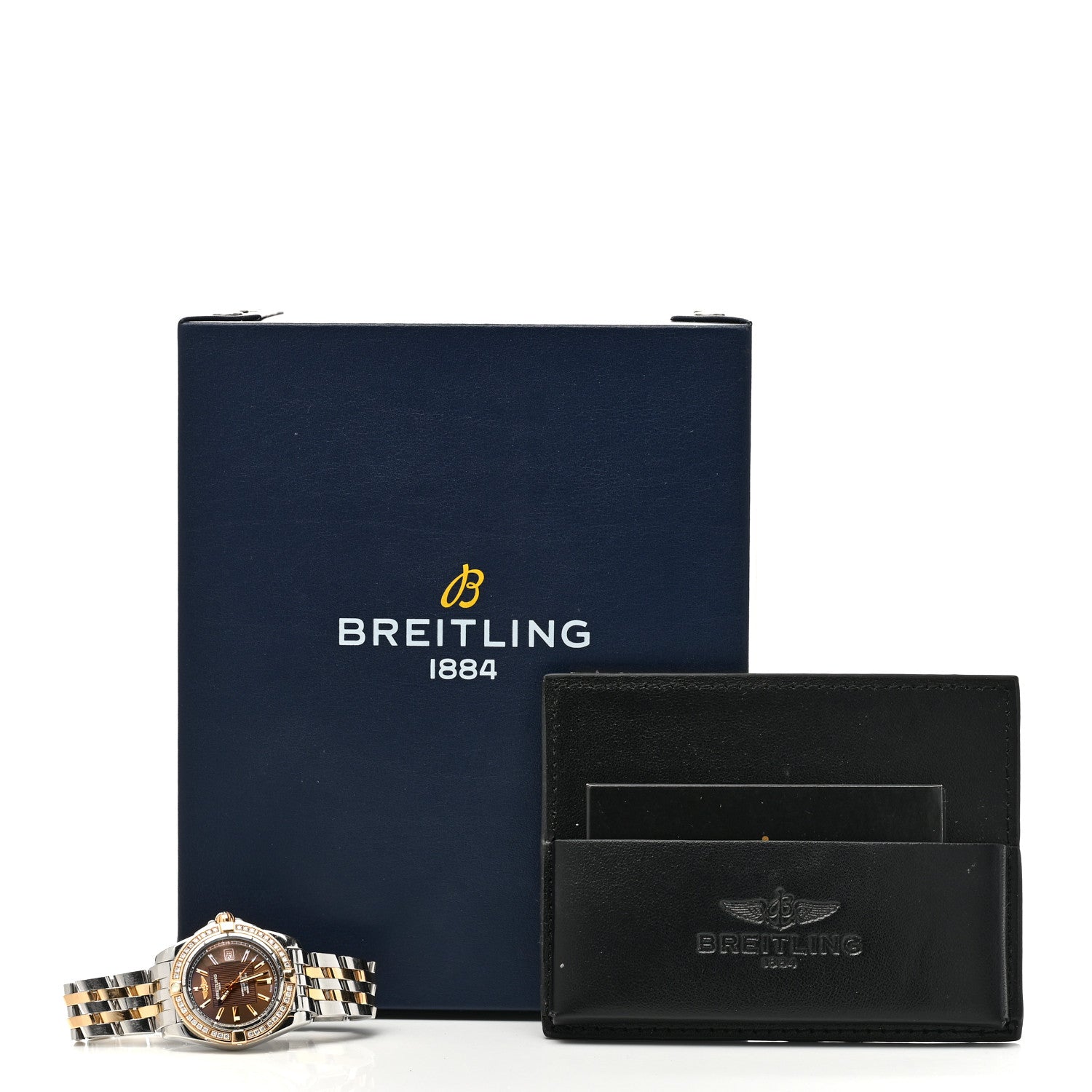 Breitling Stainless Steel 18K Rose Gold Diamond 32mm Galactic Quartz Watch Brown C71356LA/Q581 5 of 5