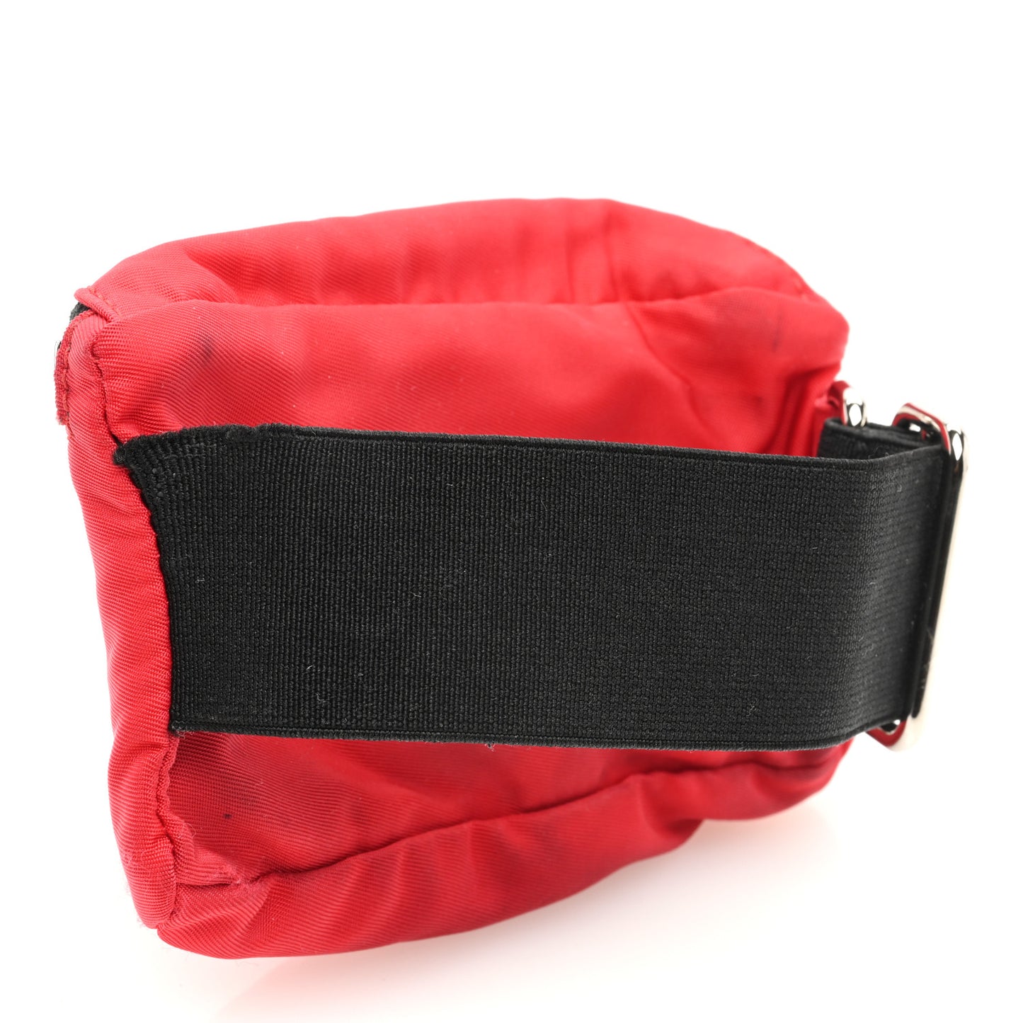 Tessuto Nylon Wrist Pouch Rosso