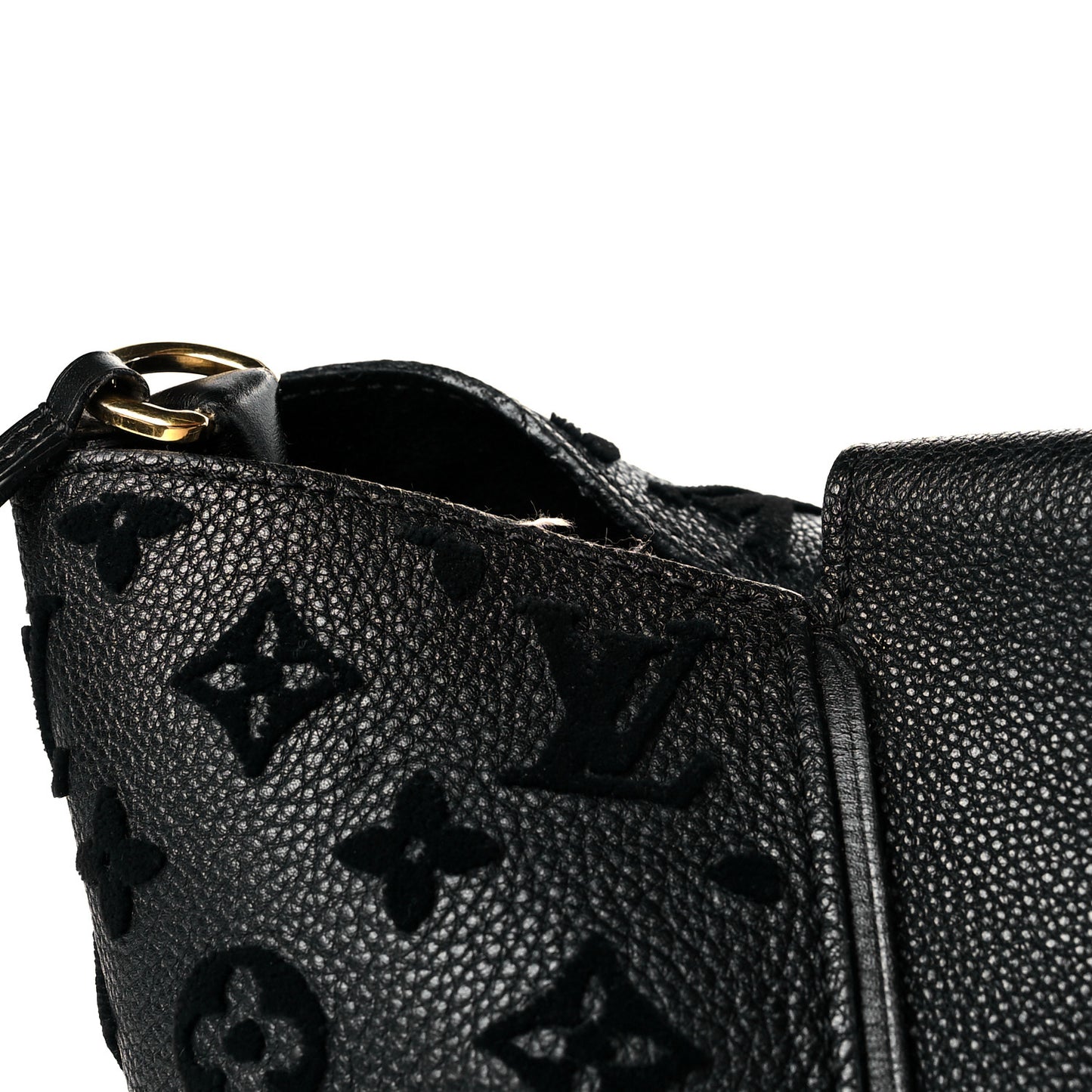 Cuir Orfevre Veau Cachemire Tote W GM Black