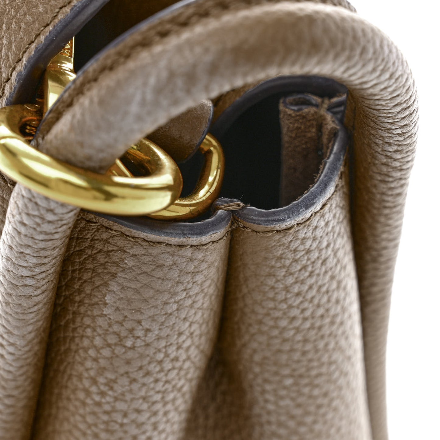 Silky Calfskin Medium Leighton Solid Grey